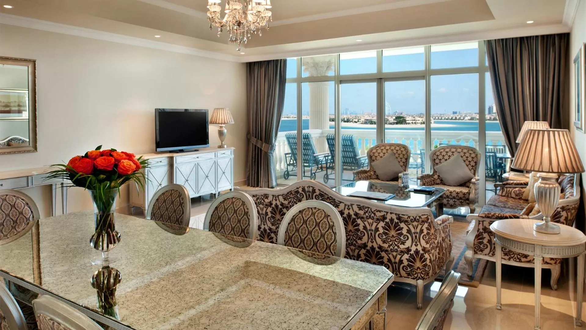 Living room in Kempinski Hotel Palm Jumeirah