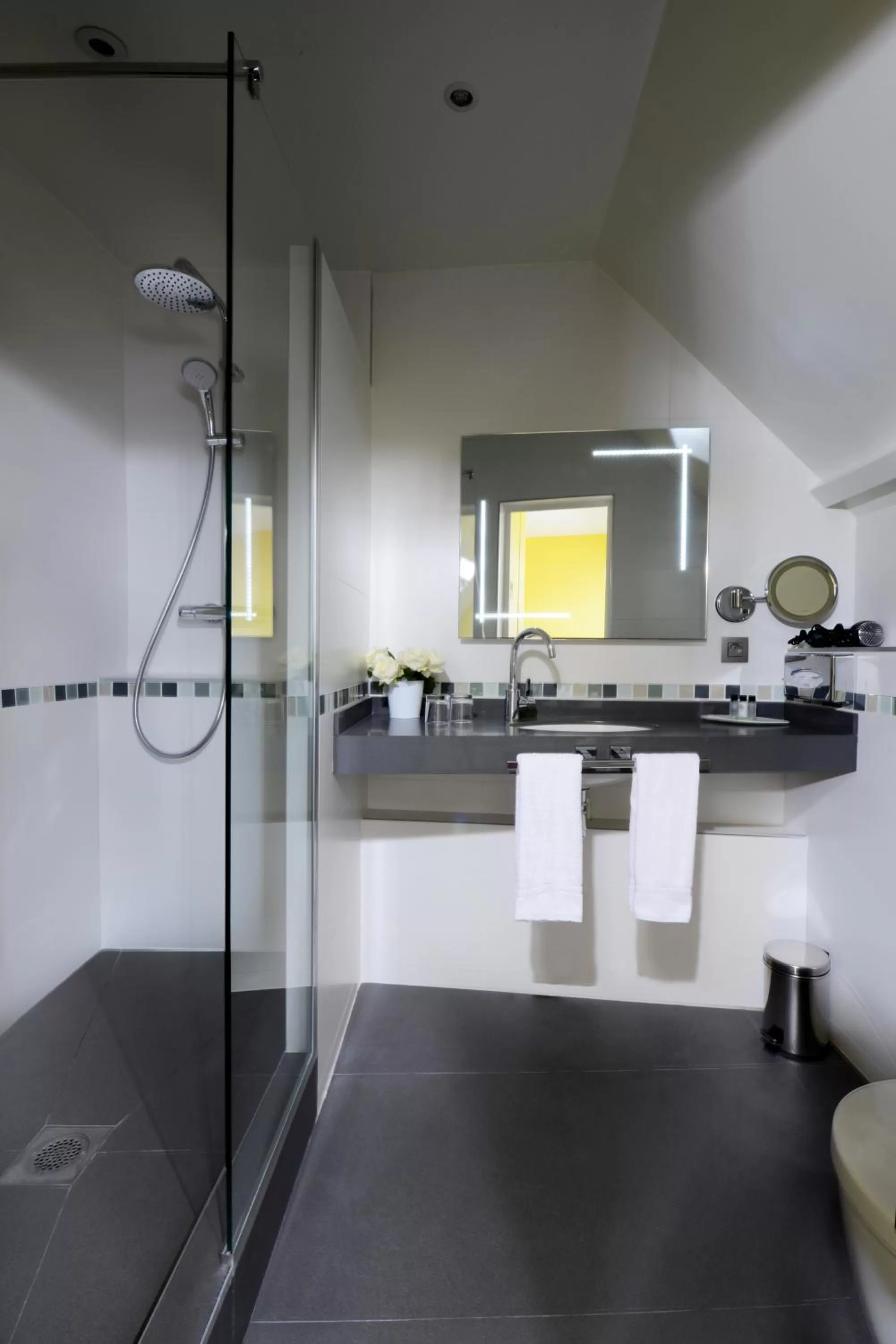 Shower in Hôtel Orchidée