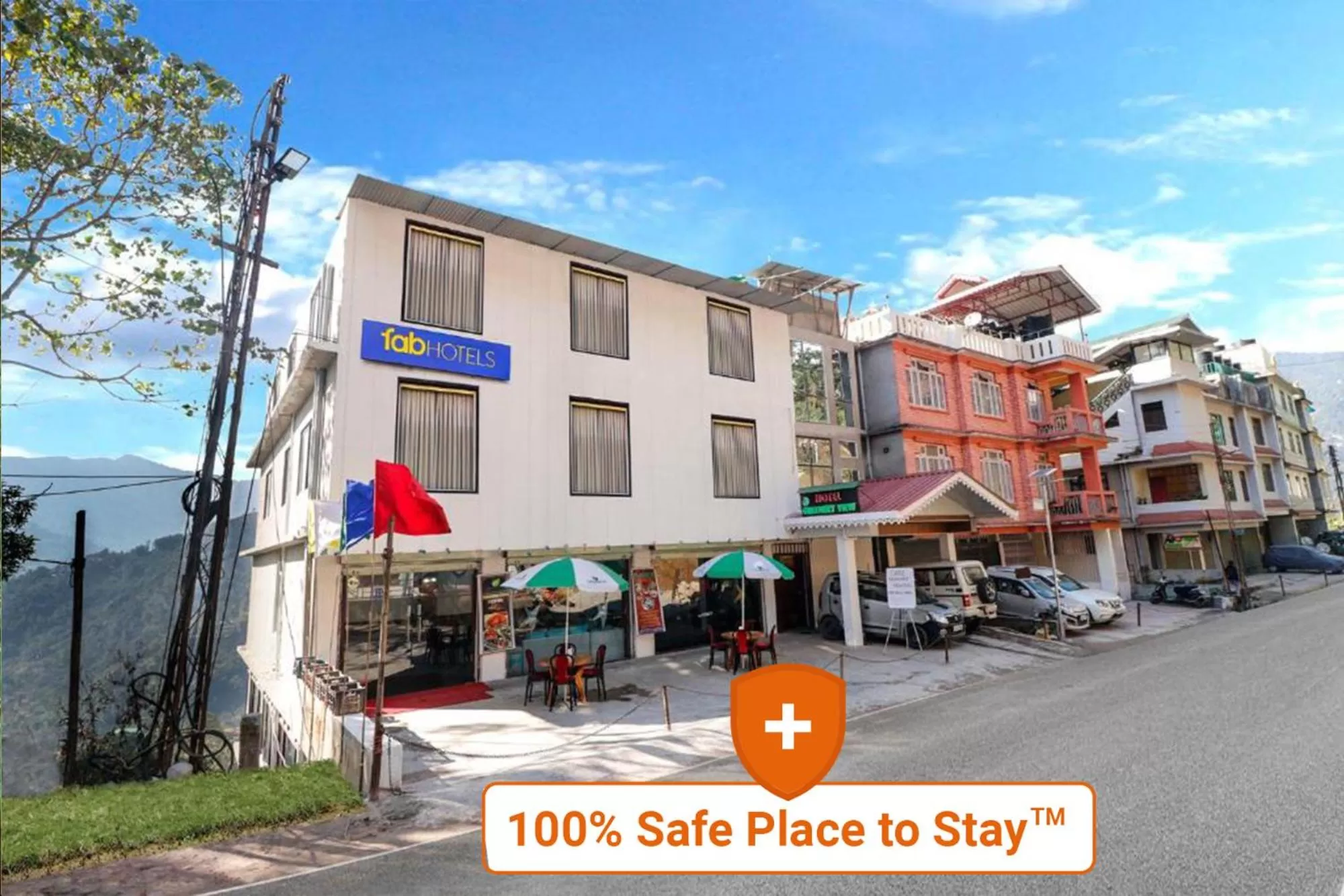 Facade/entrance in FabHotel Greenery View Middle Lingding ICAR Road