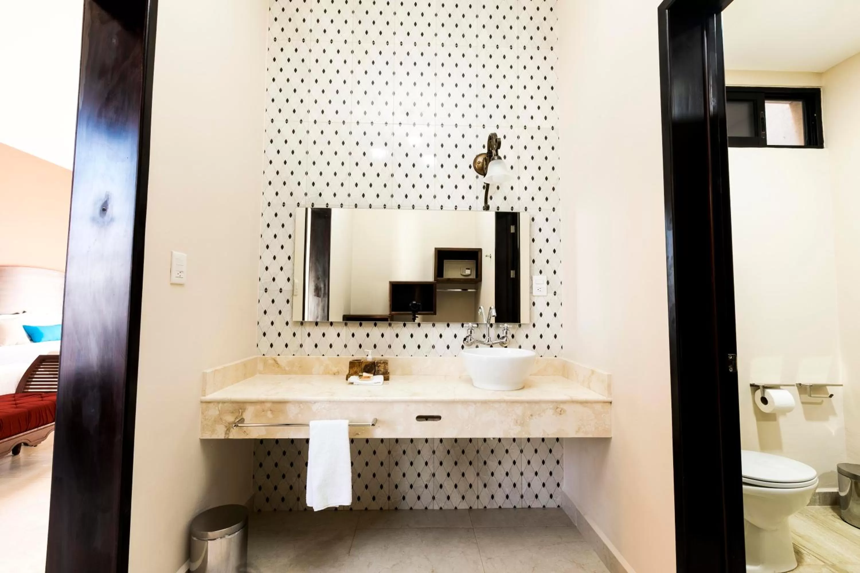 Bathroom in Hotel Los Frailes, Valladolid, Yucatán