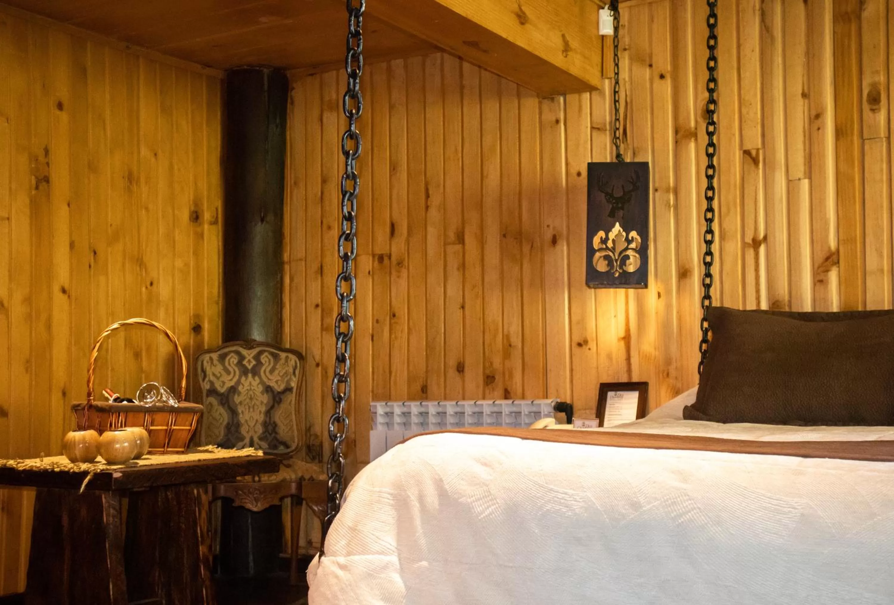 Bed in Hacienda Hostería Dos Chorreras