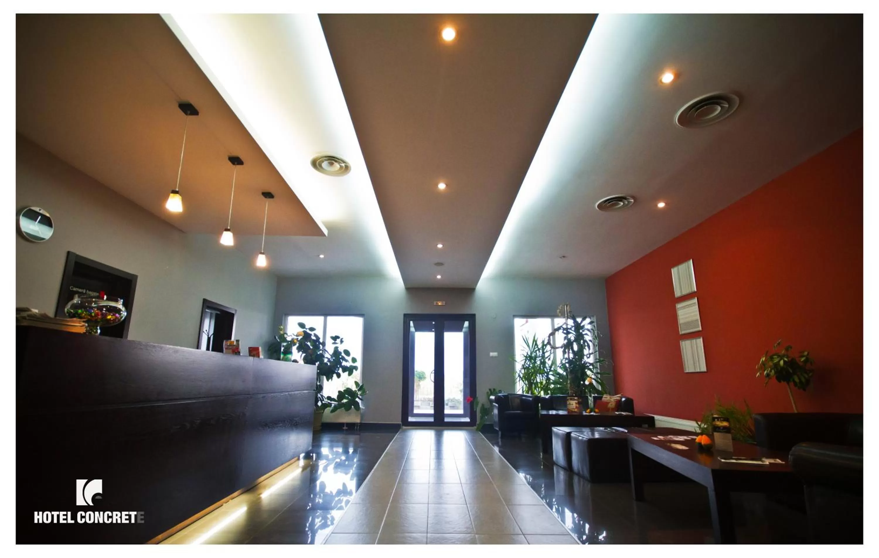 Lobby or reception, Lobby/Reception in Hotel Concrete