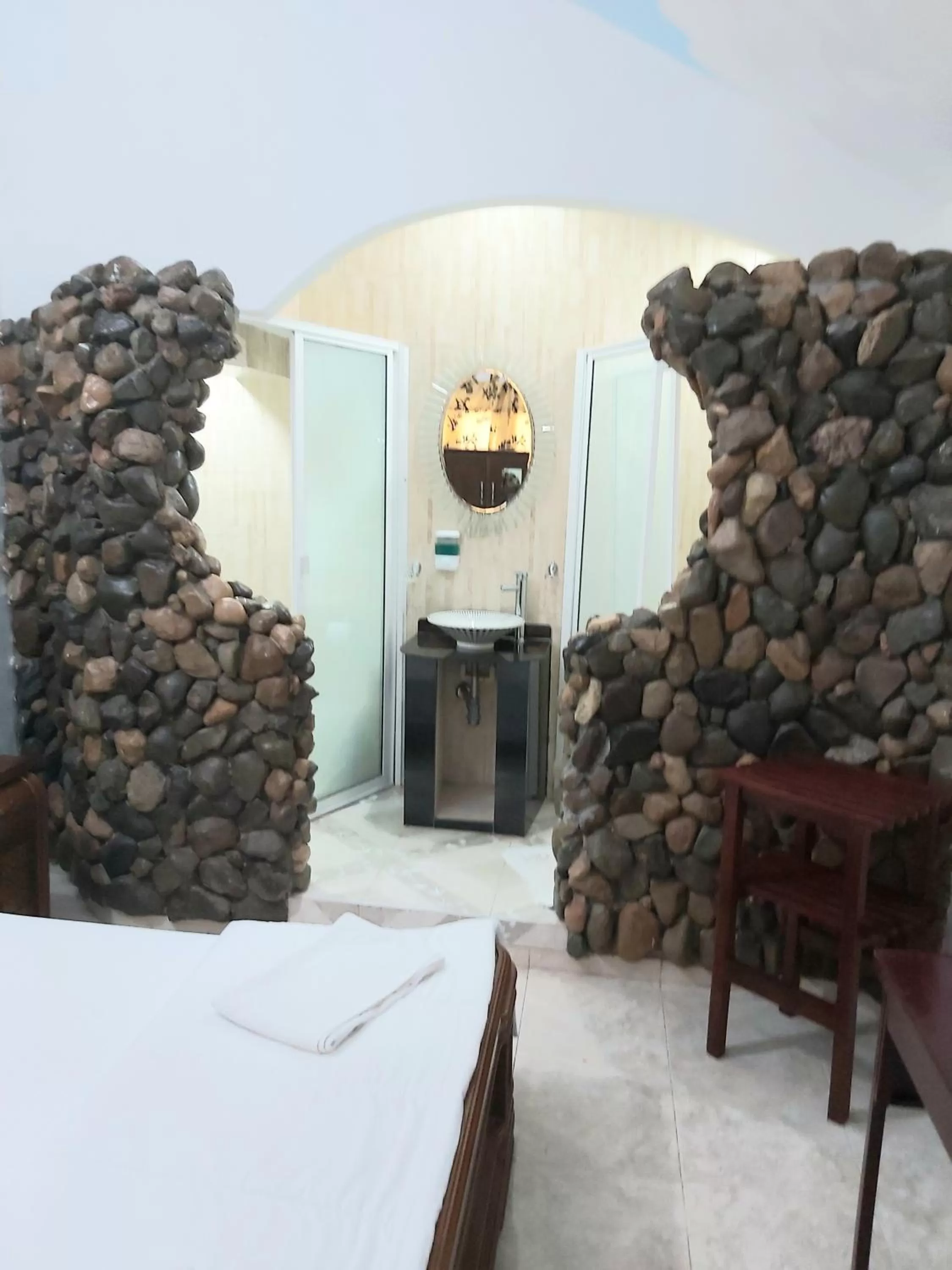 Bathroom in Eco-Hotel Villa Elina