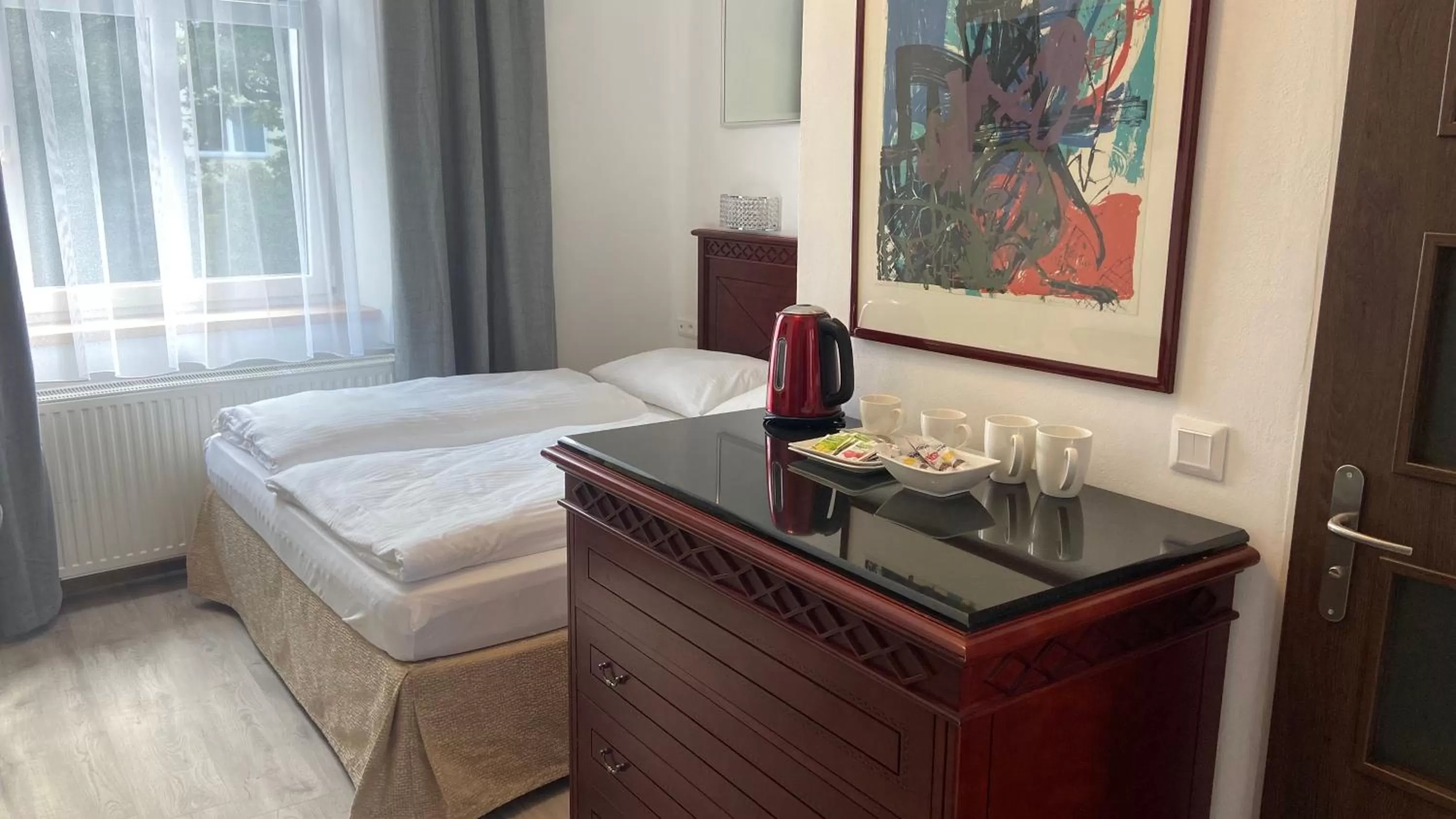 Bed in Aparthotel Slezák