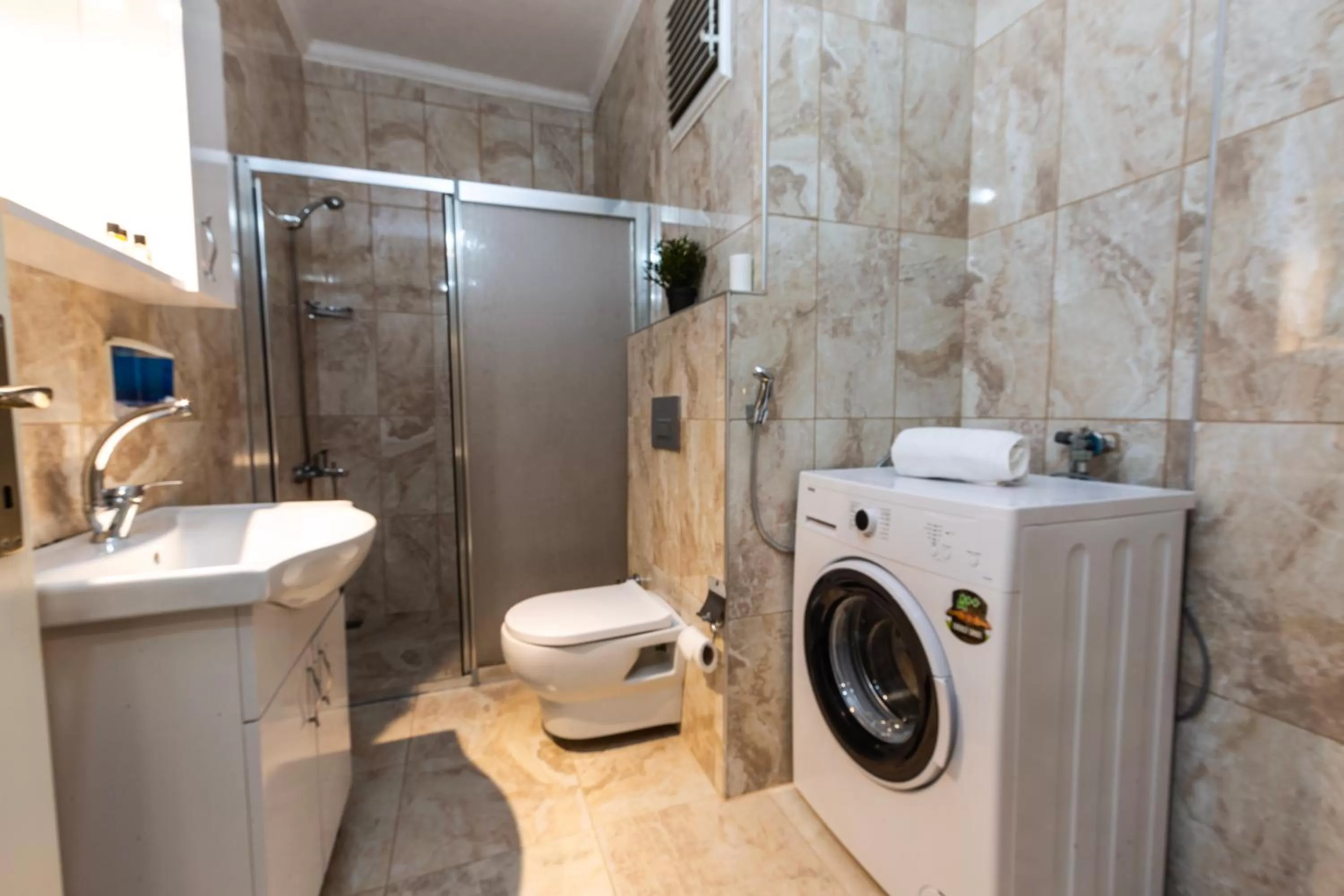 Bathroom in Bikka&Asell Suite Hotel