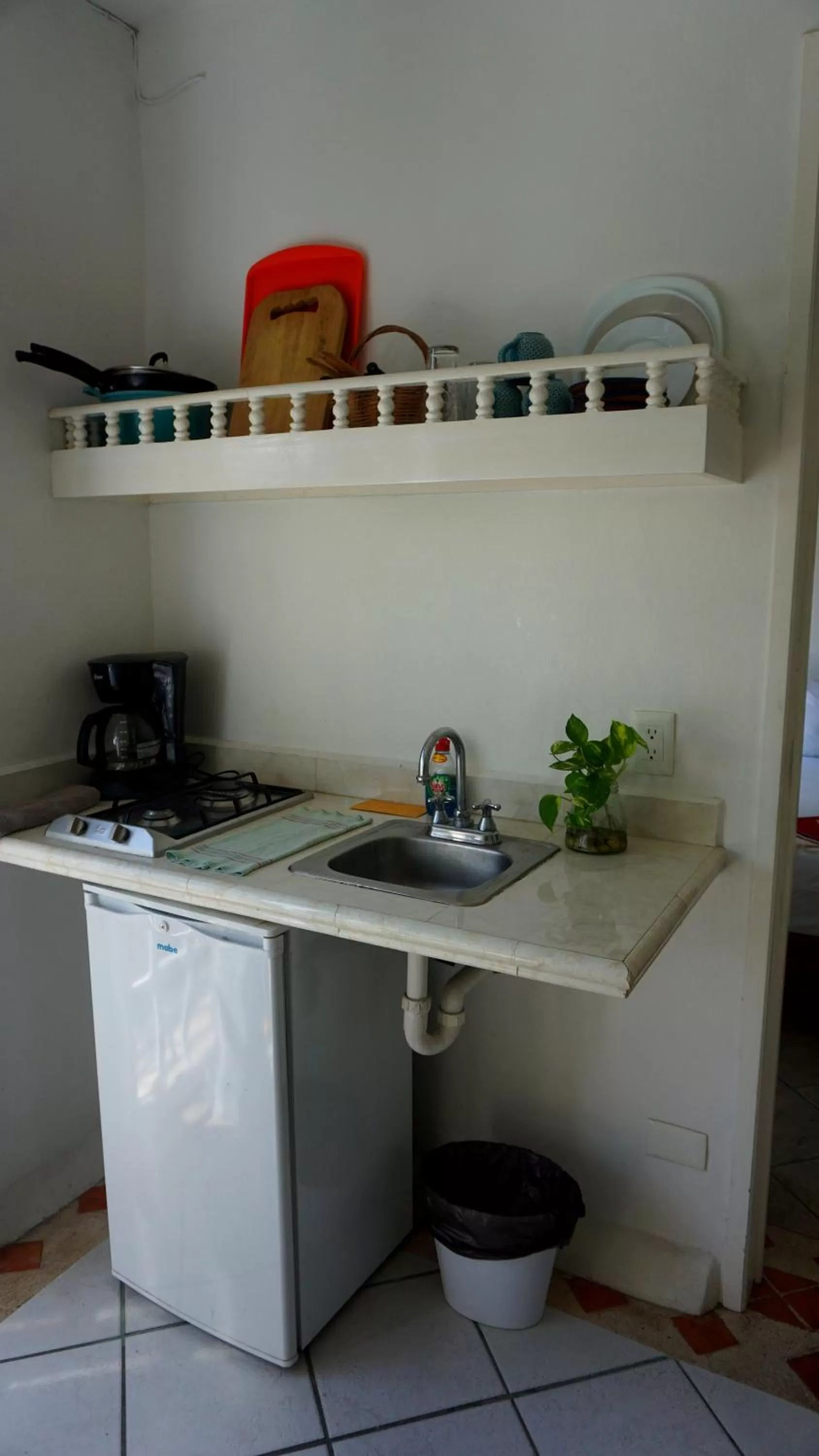 Kitchen or kitchenette in Selva y Mar Apart Hotel