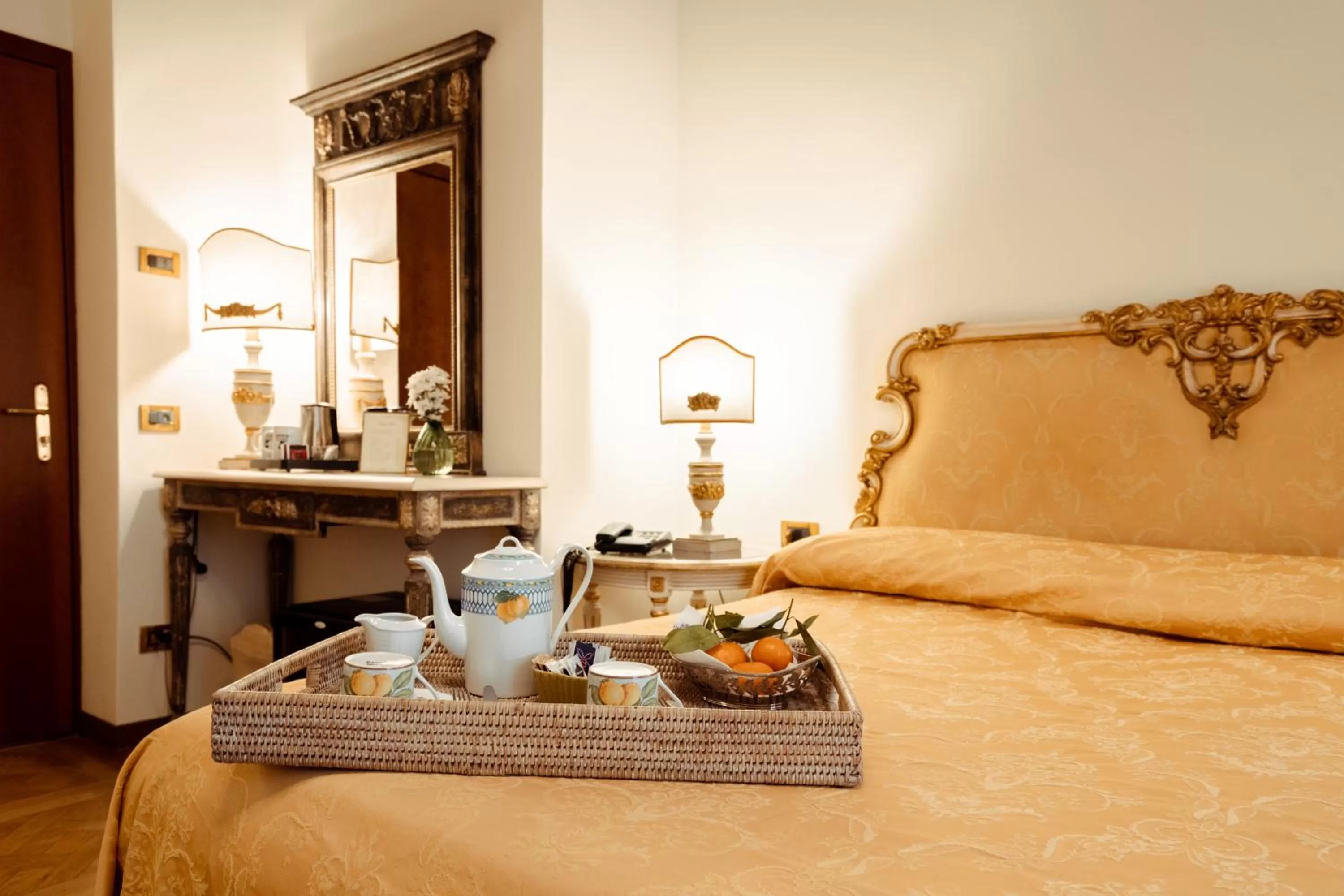 Bed in Hotel Palazzo Alexander