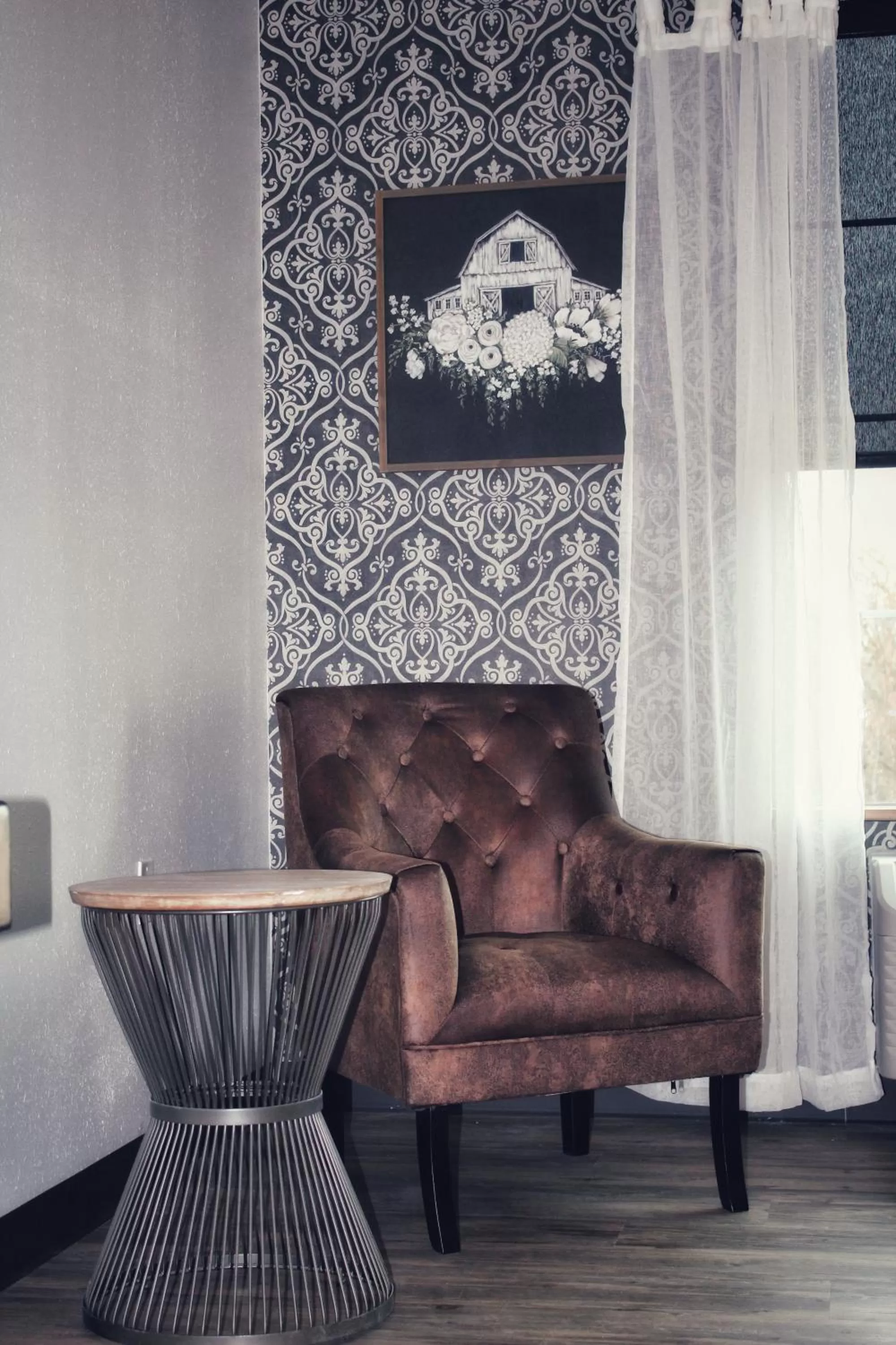 Decorative detail in Waterfront Hotel