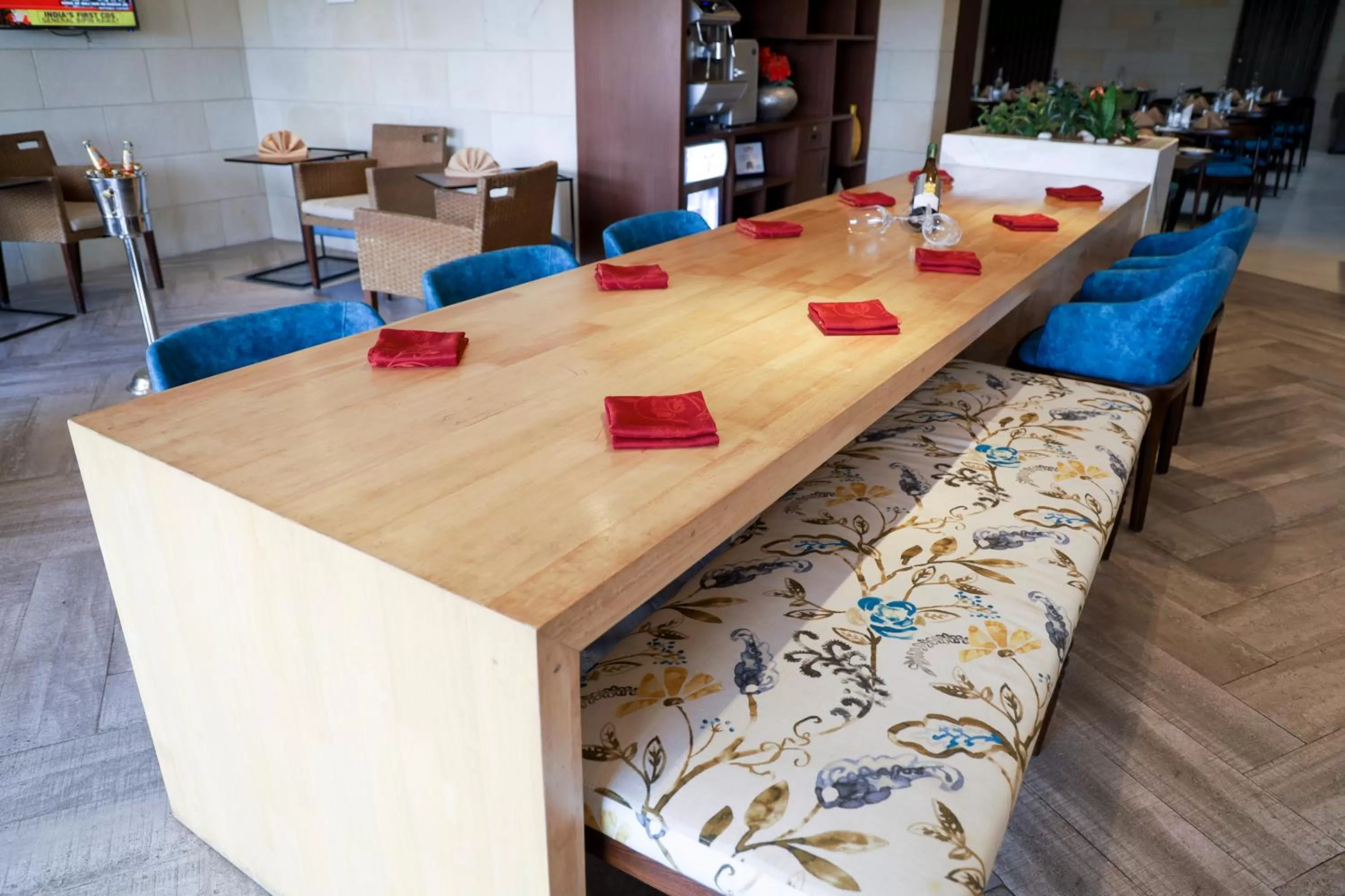Dining area in Royal Orchid Golden Suites Pune
