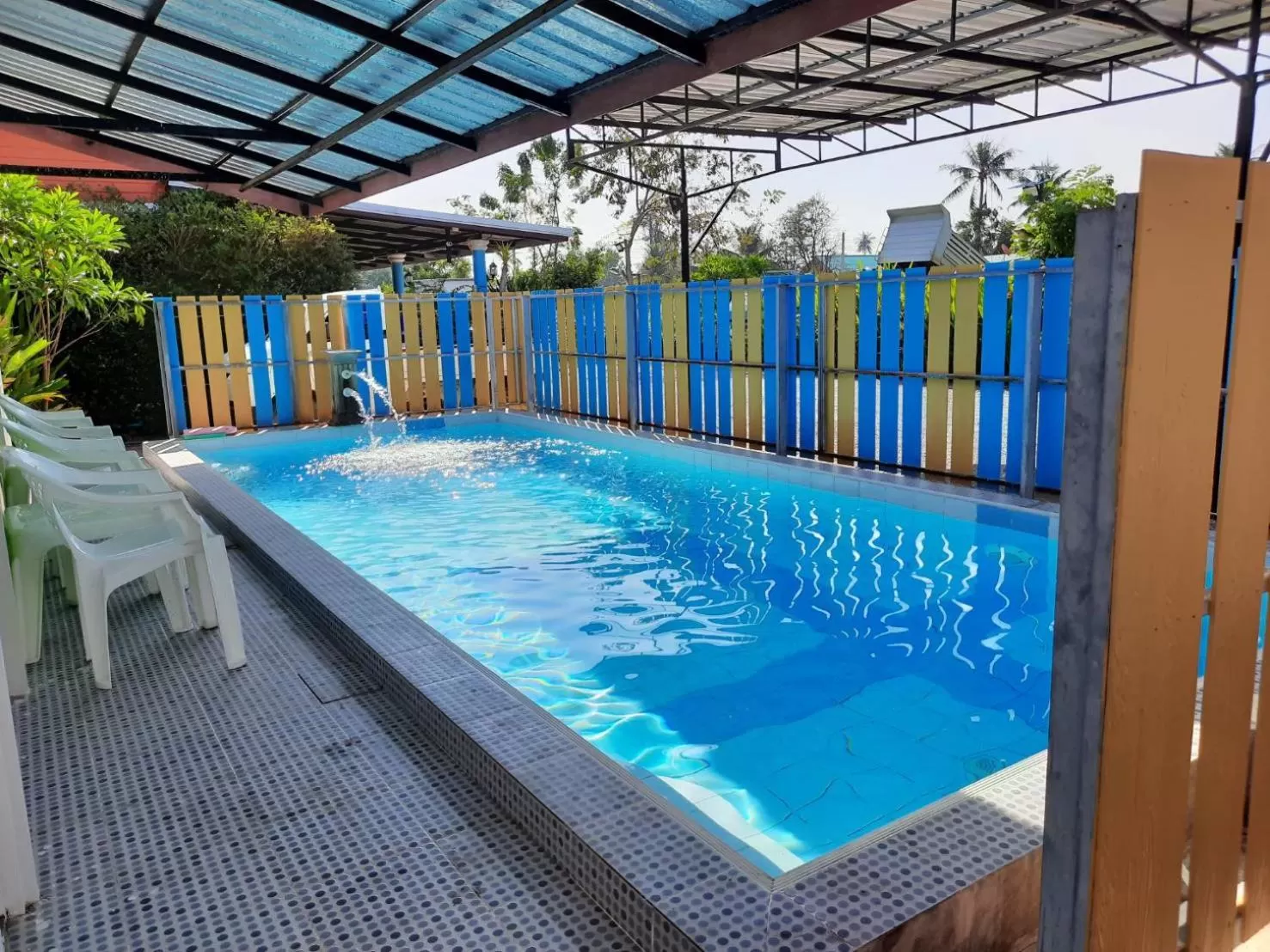 Swimming Pool in Fancy Carp Resort