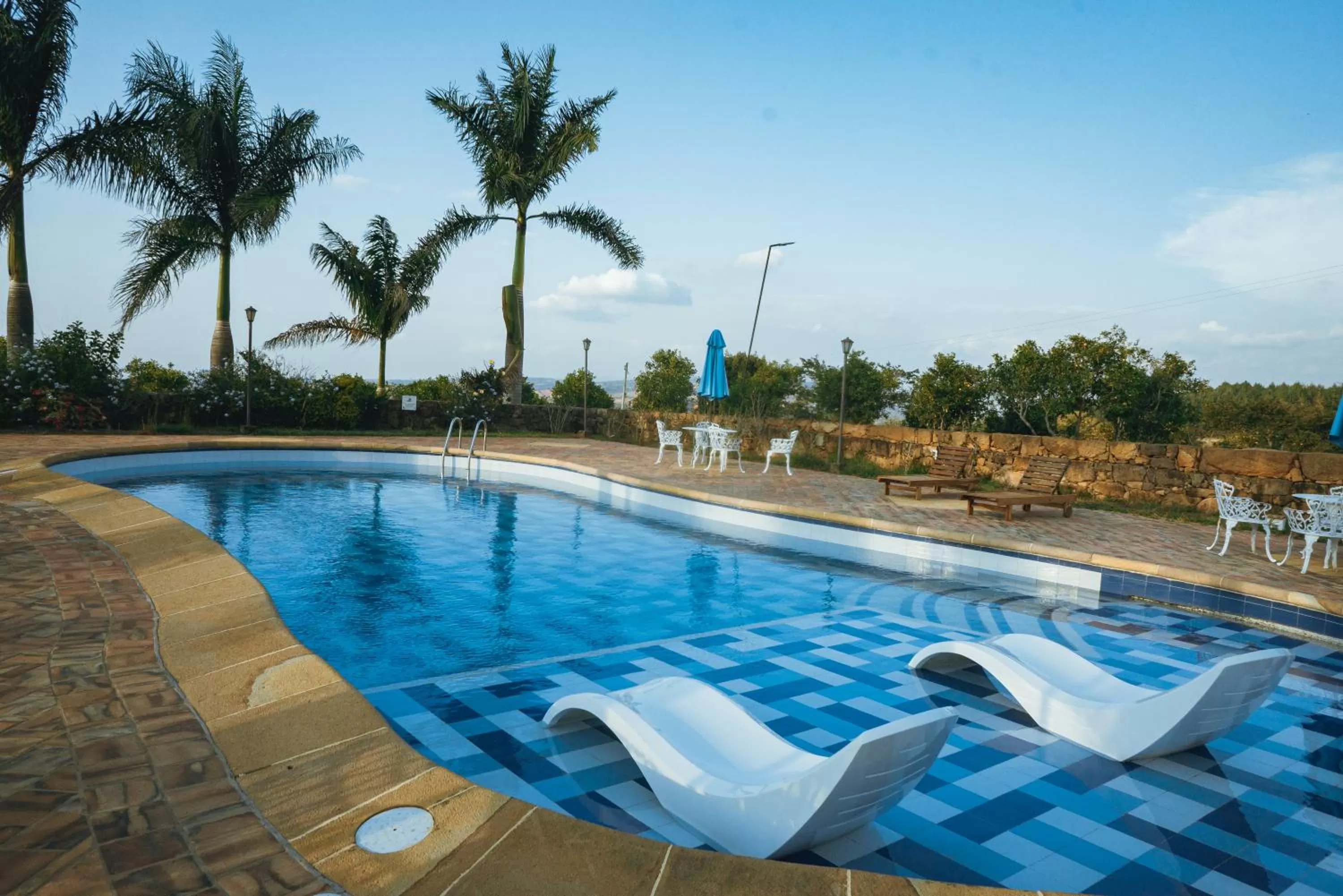 Swimming Pool in Hotel Buenosaires Barichara