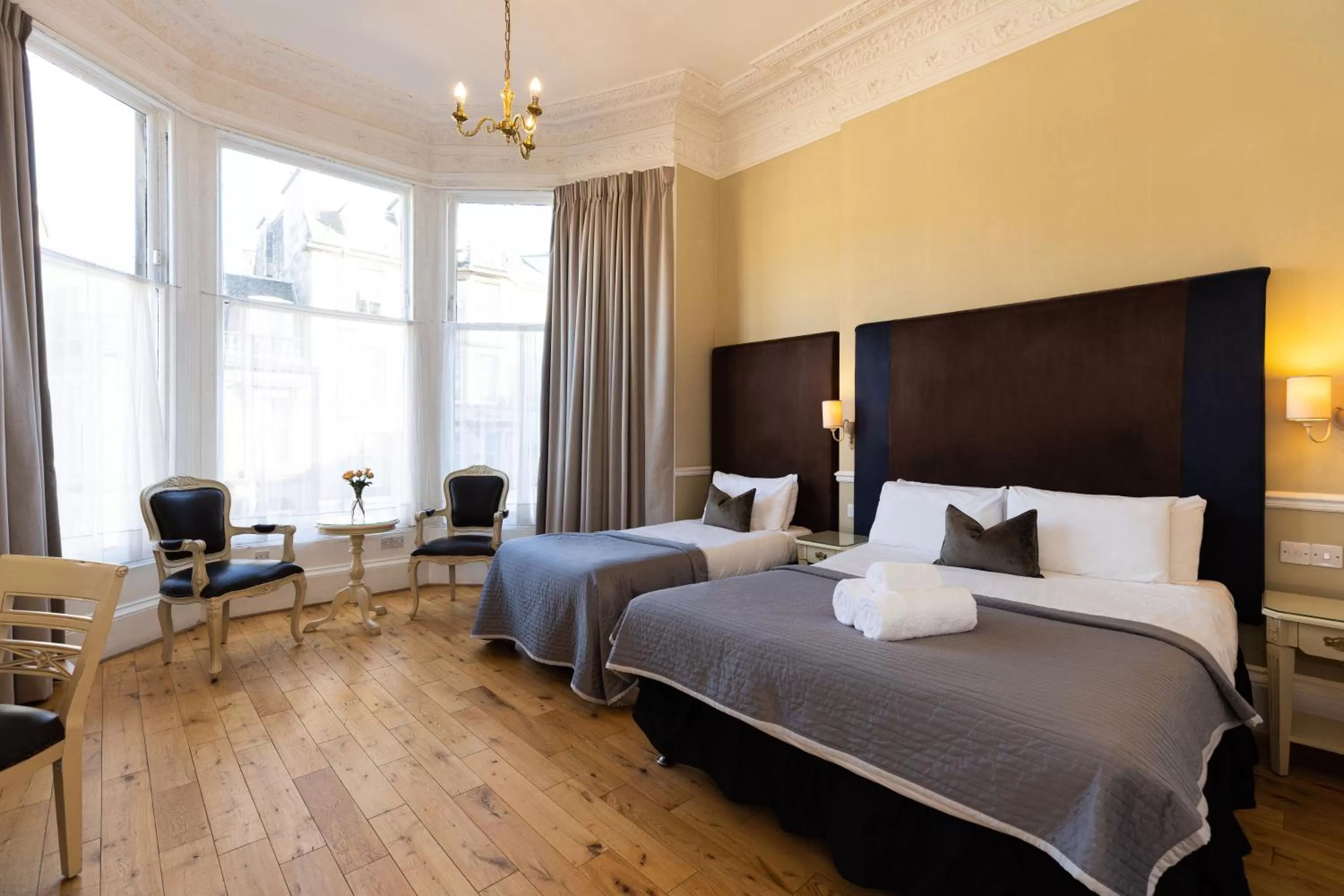 Bed in The Haymarket Hotel