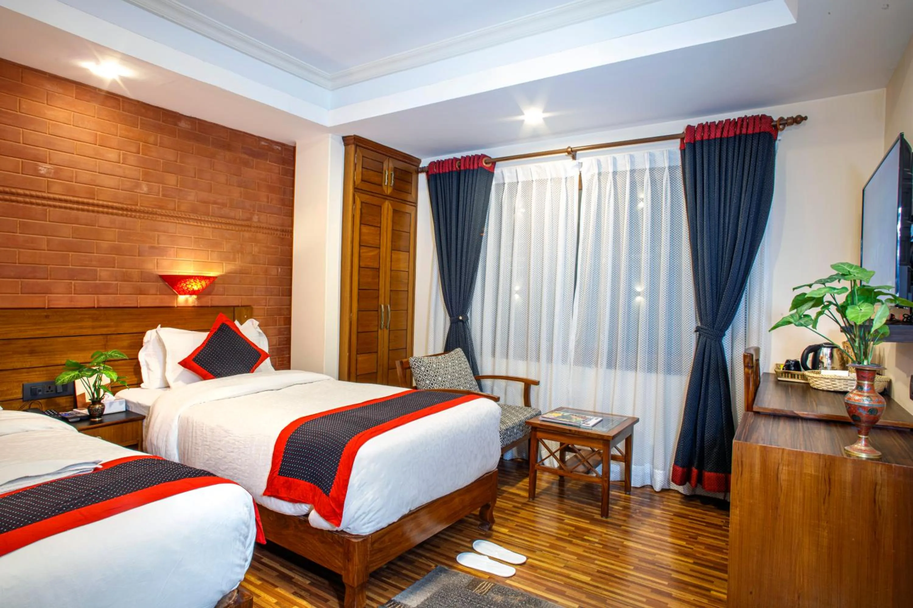 Photo of the whole room, Bed in Taleju Boutique Hotel