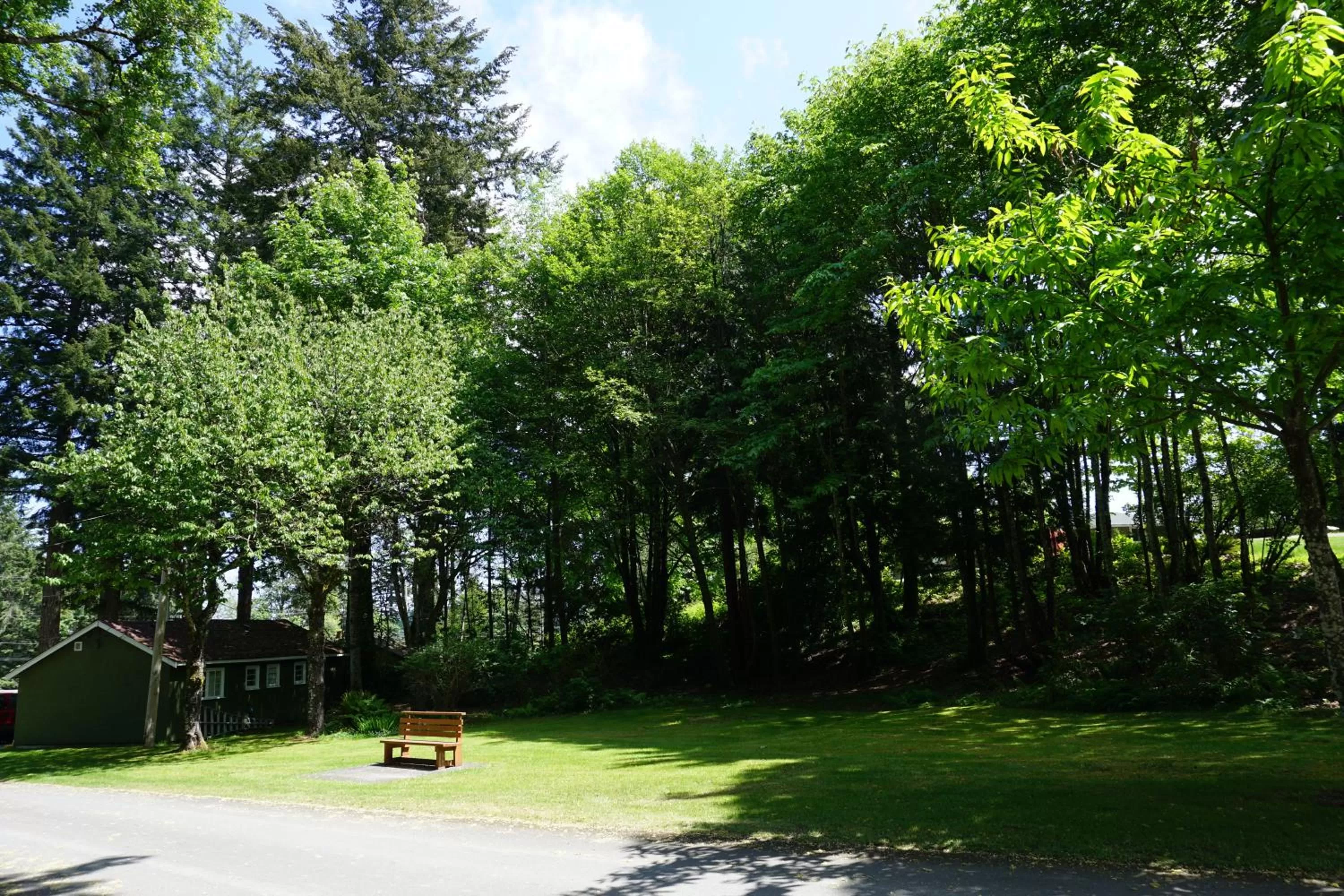 Garden in Malahat Bungalows Motel