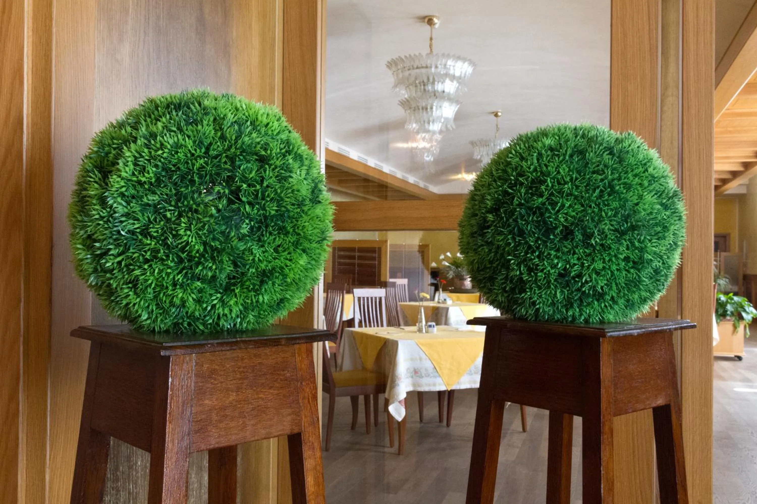 Decorative detail in Albergo Roma