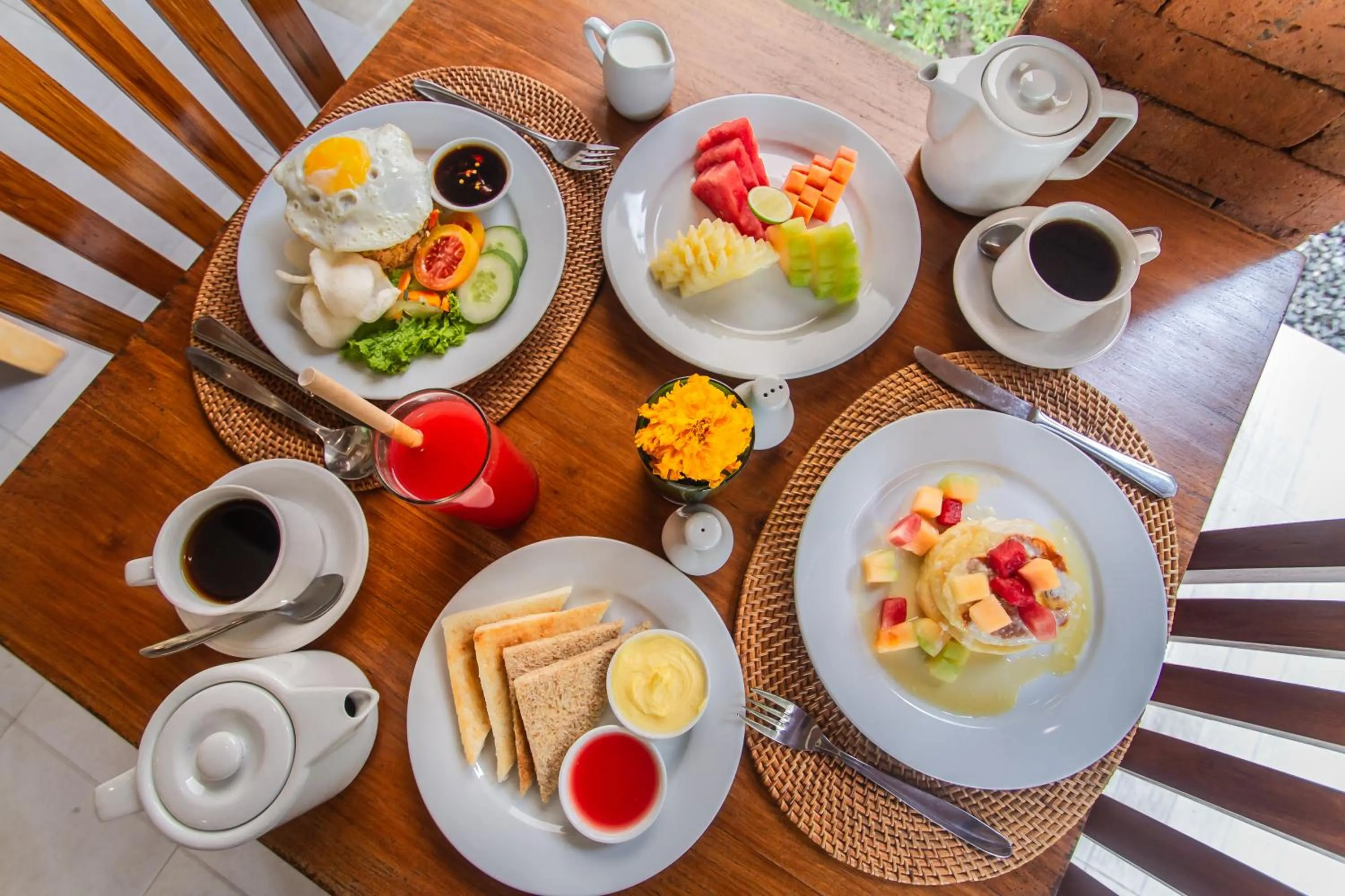 Breakfast in Graha Sandat Villas by GenuineHost