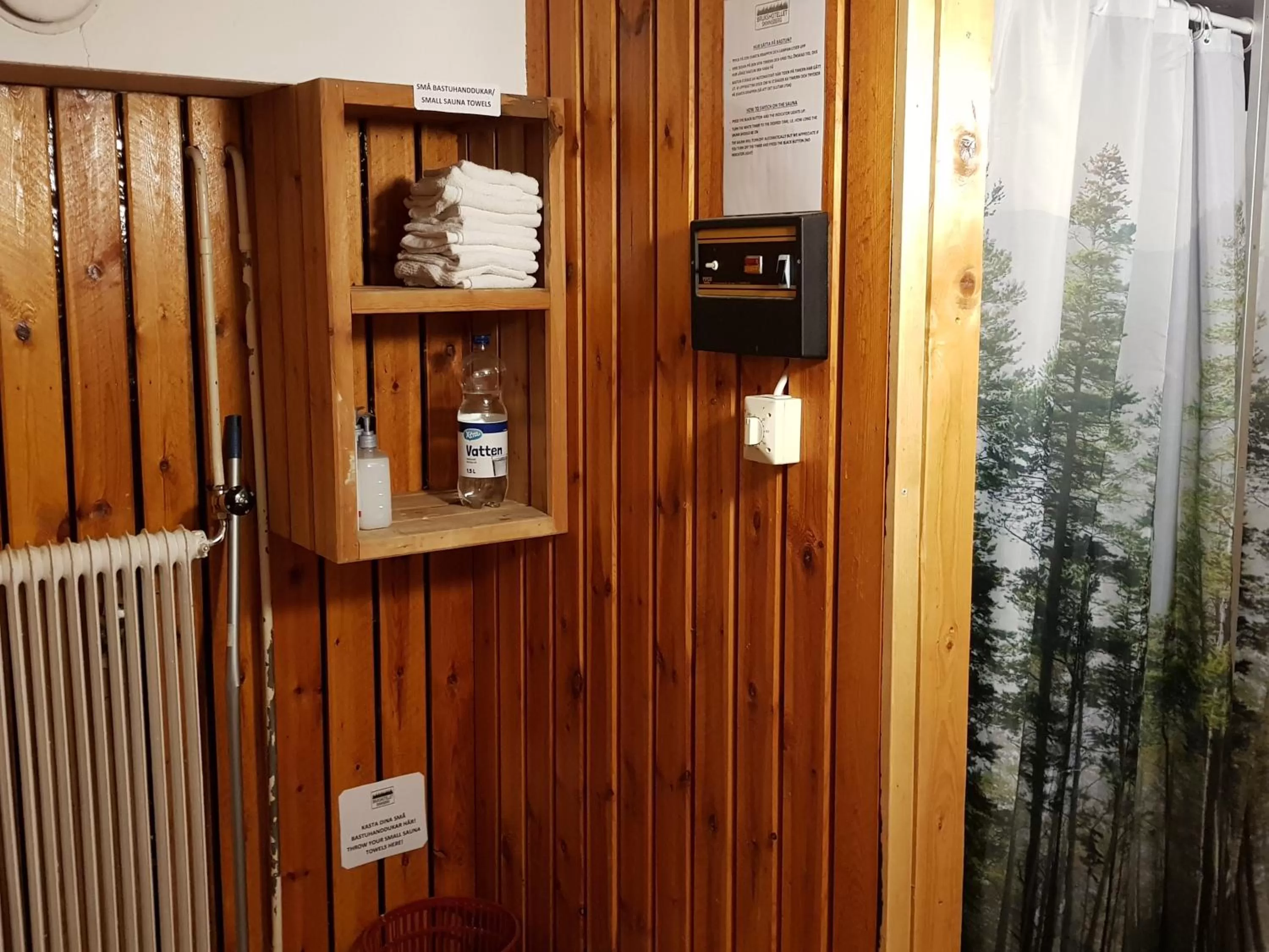 Sauna in Brukshotellet Skinnsberg