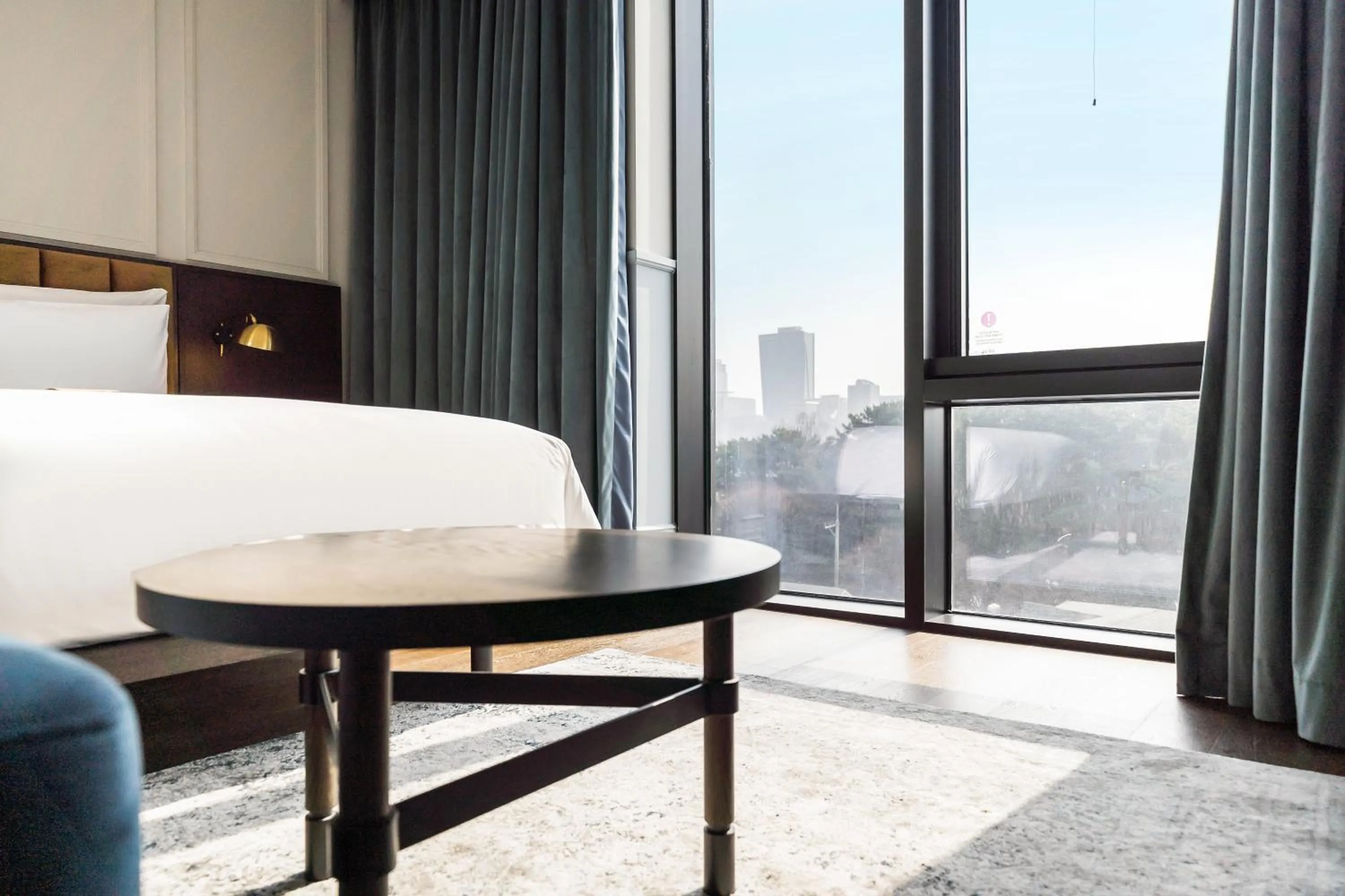Bed in Hotel Crescendo Seoul