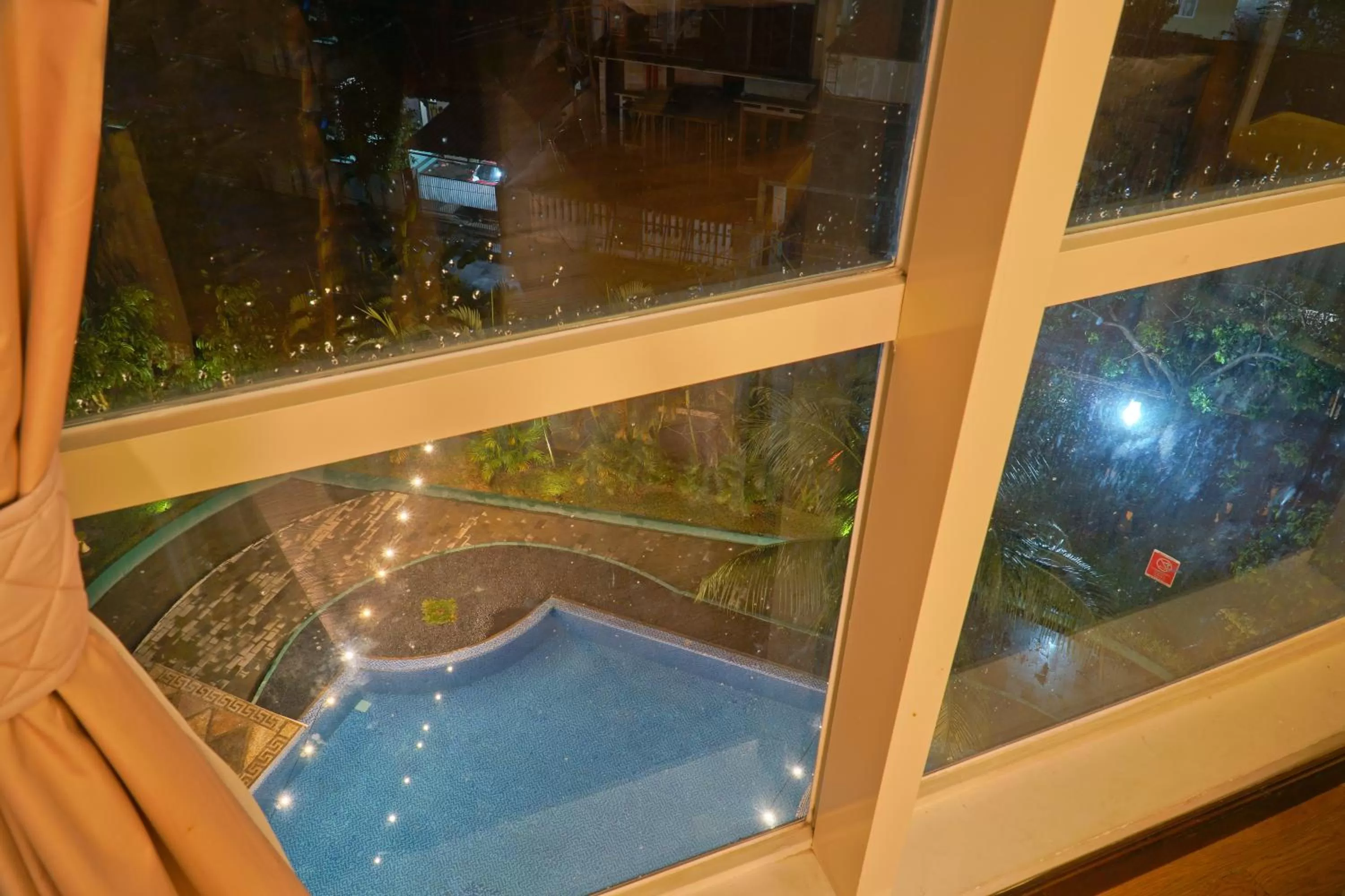 Pool view in Swiss-Belhotel Lampung