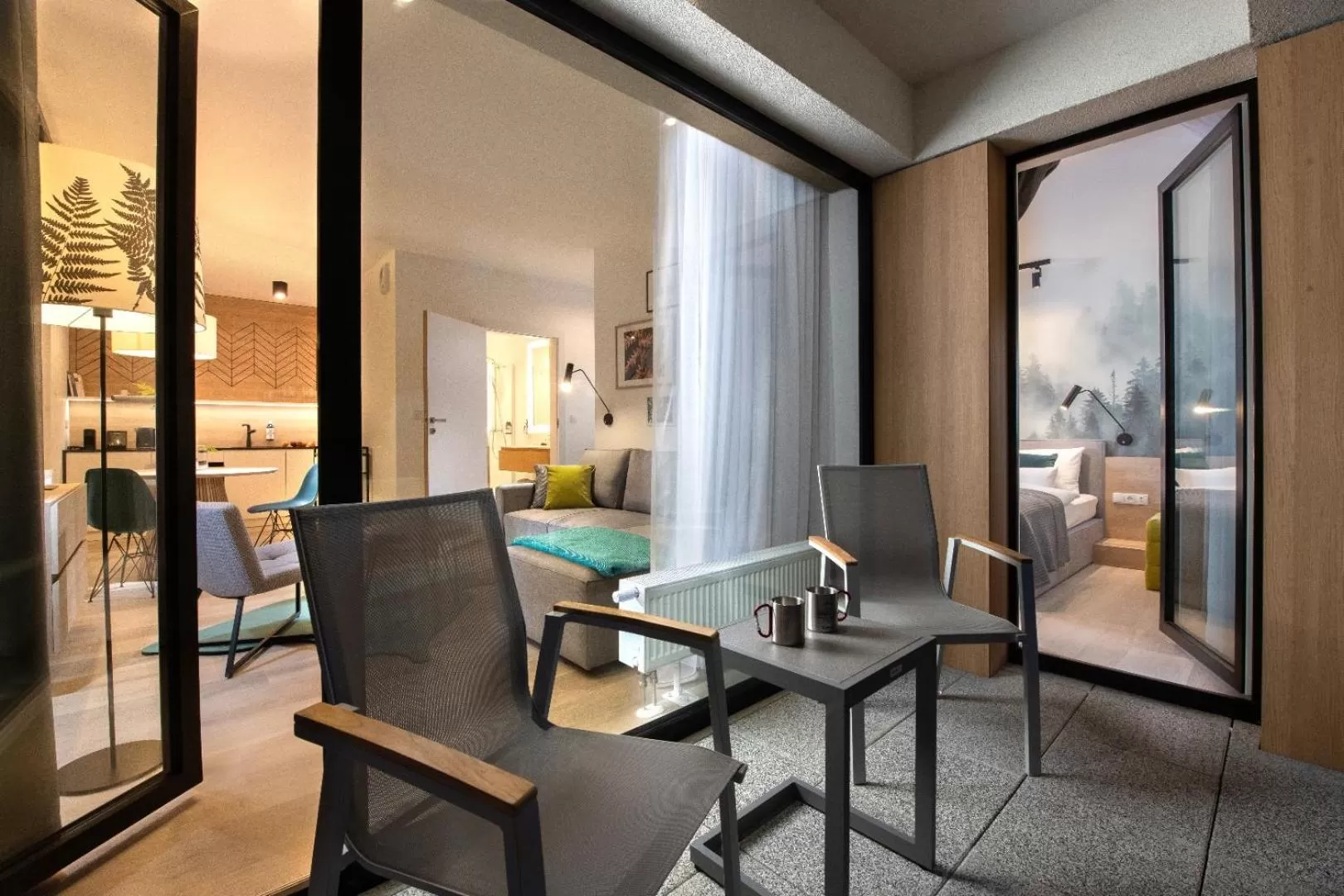 Balcony/Terrace in VISLOW Resort