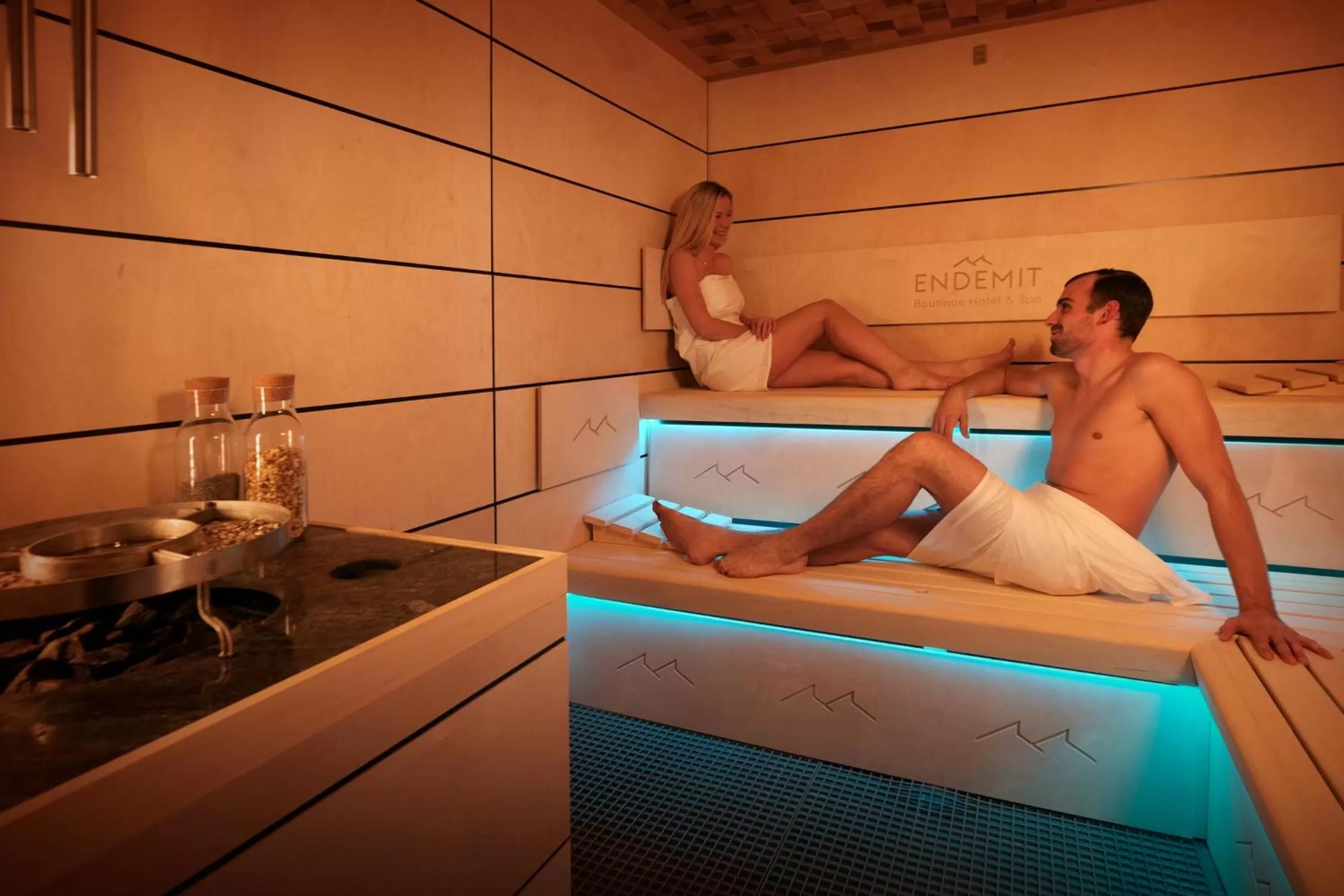 Sauna in ENDEMIT Boutique Hotel & Spa