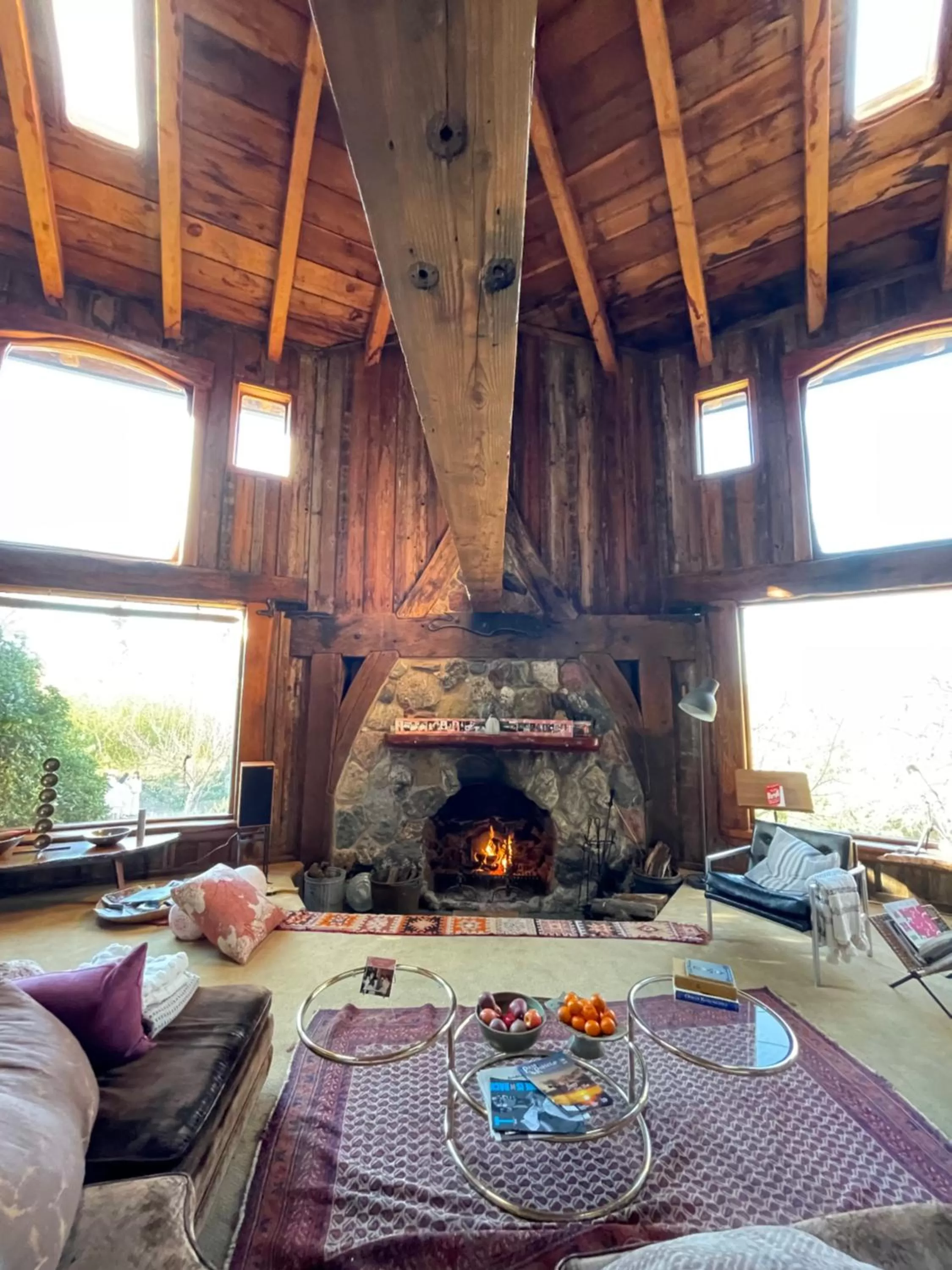 fireplace in Inn Paradiso