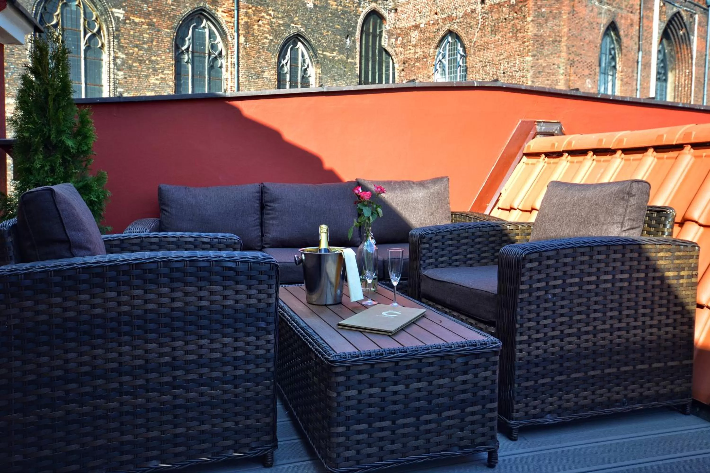 Balcony/Terrace in Stay inn Hotel Gdańsk