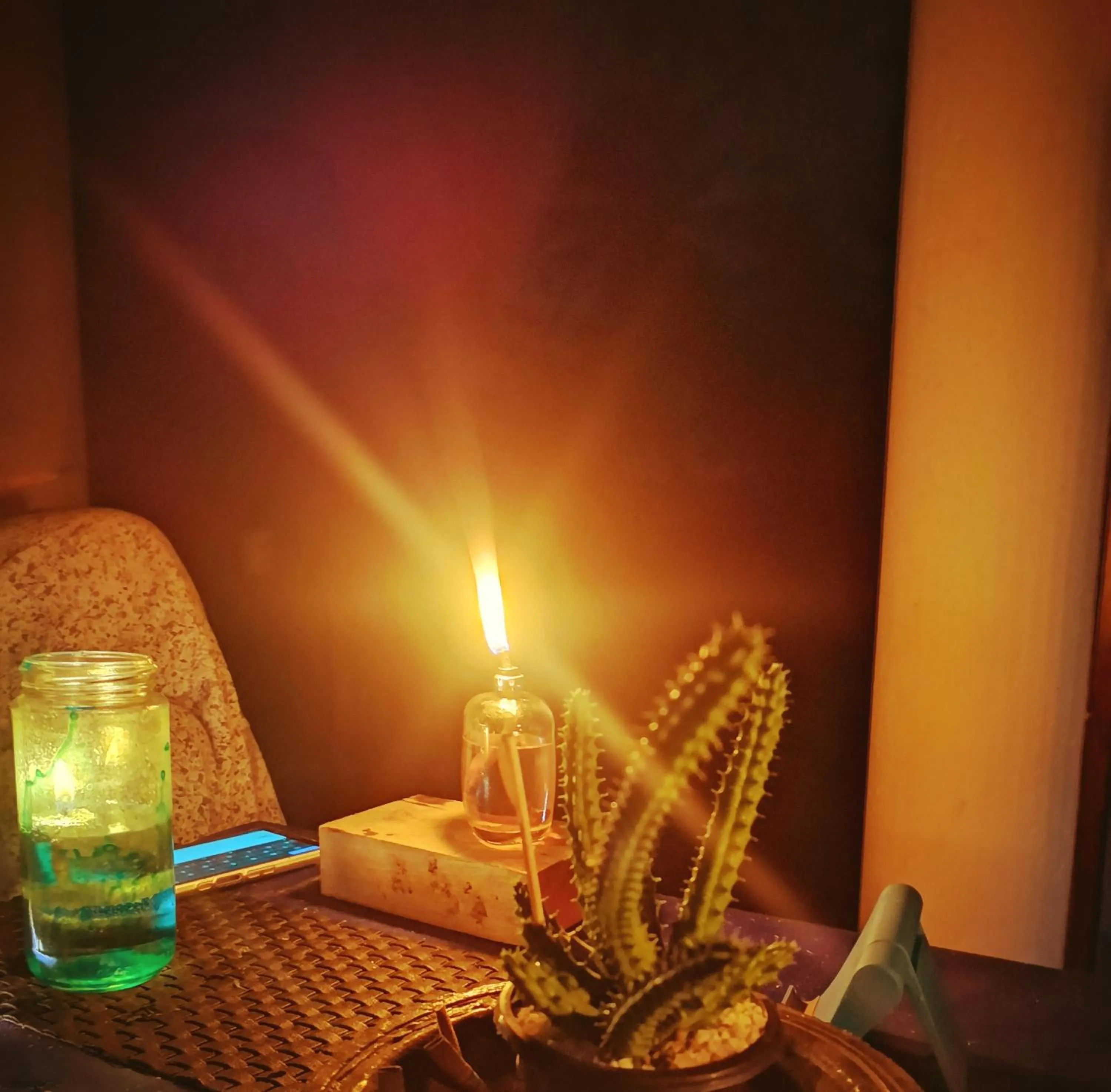 Seating area in Helios Beach Resort