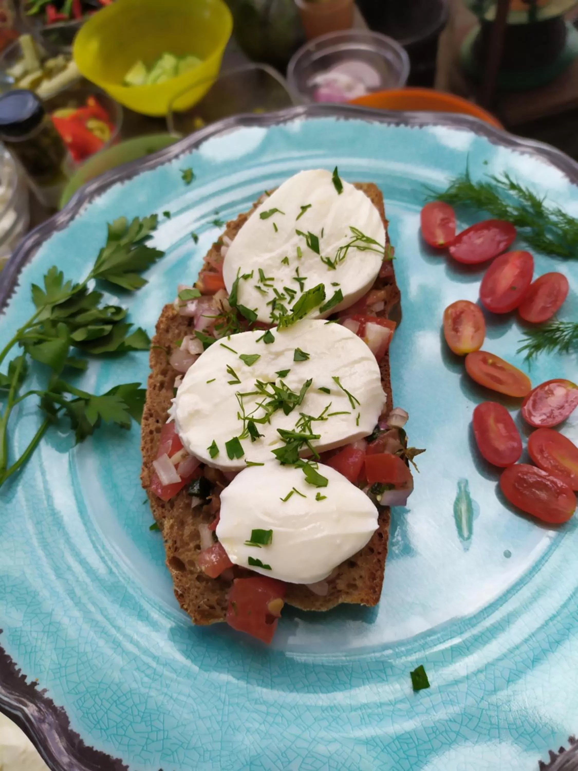 Food close-up in Poco Loco Bed & Breakfast
