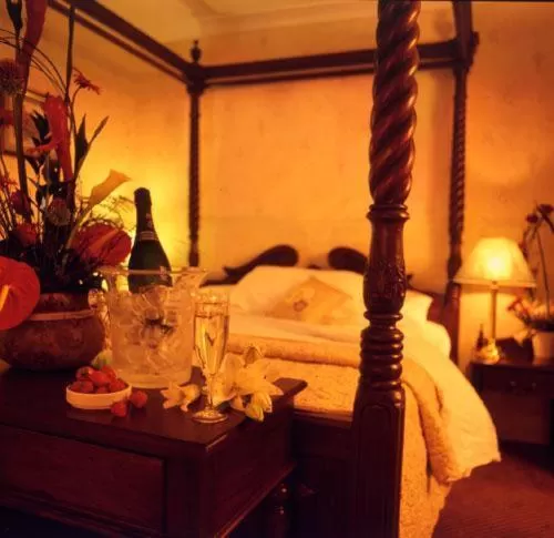 Bed in The Royal Arms Hotel Room Only