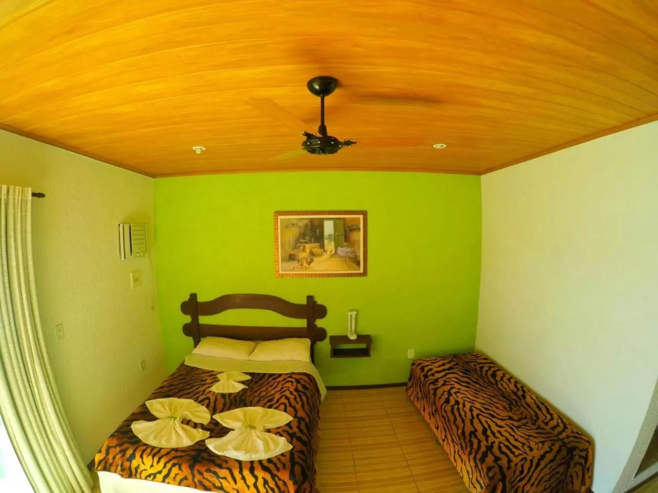 Bed in Pousada da Praia