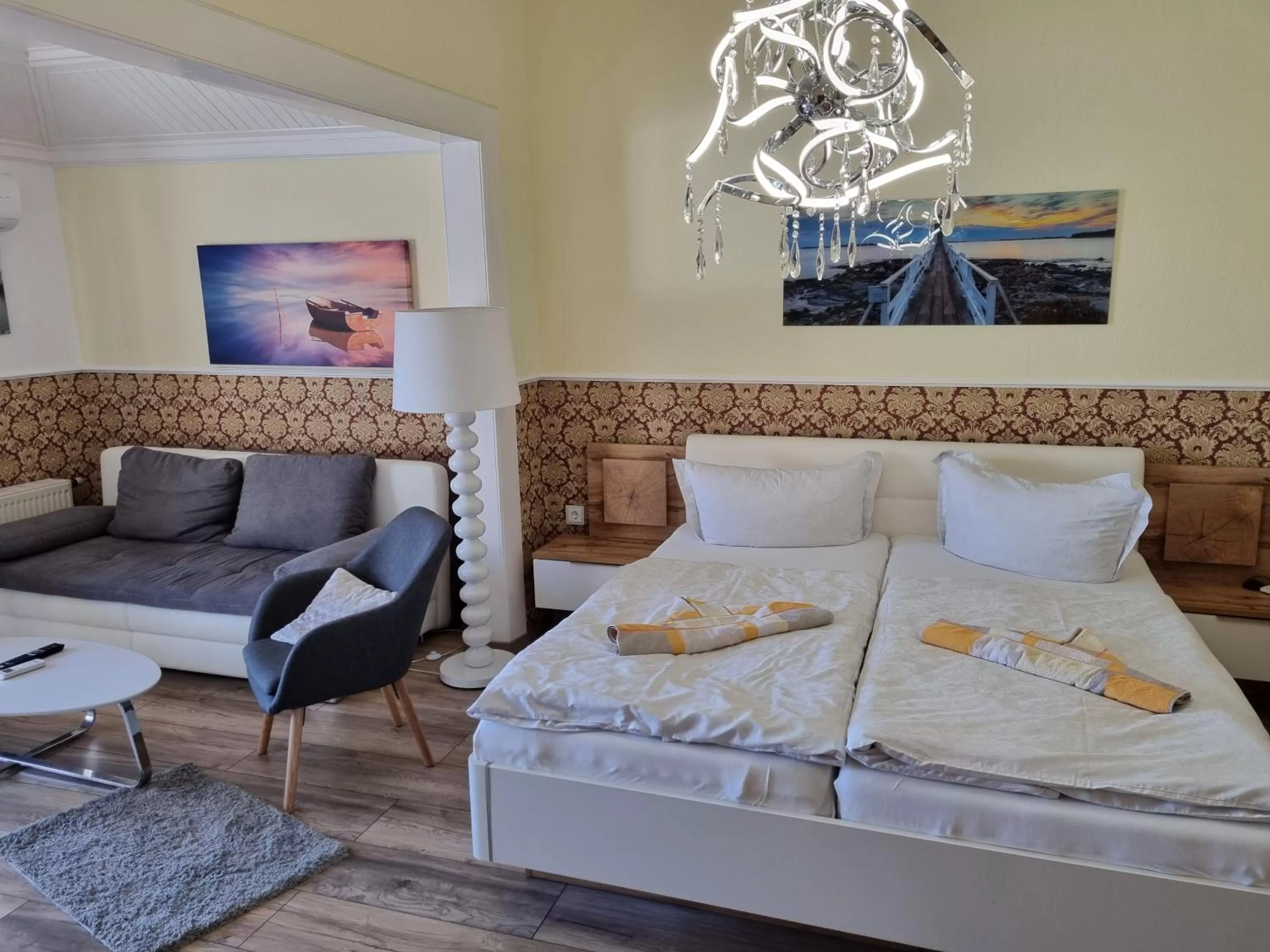 Bed in Hotel Waterkant