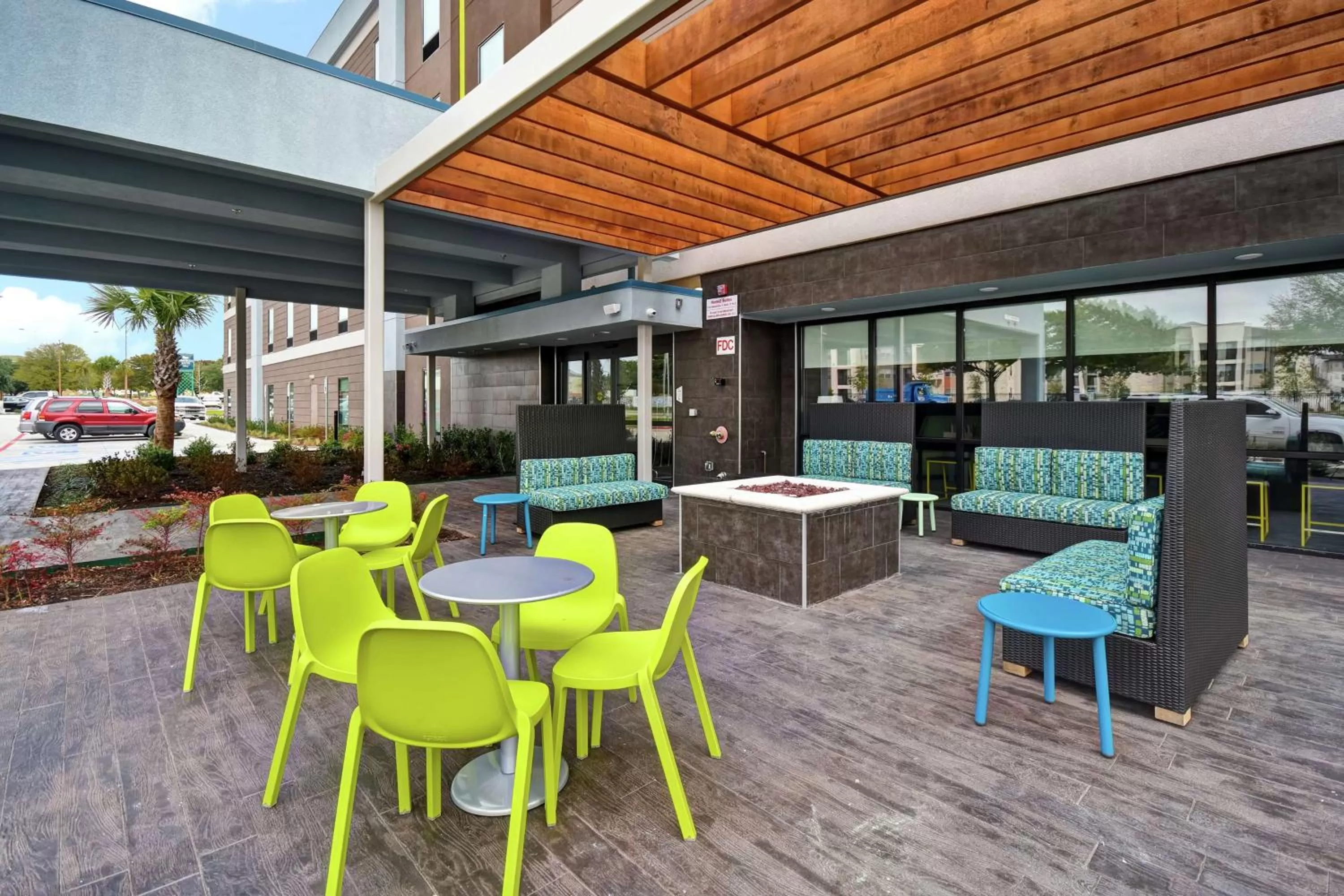 Patio in Home2 Suites By Hilton Fort Worth Fossil Creek