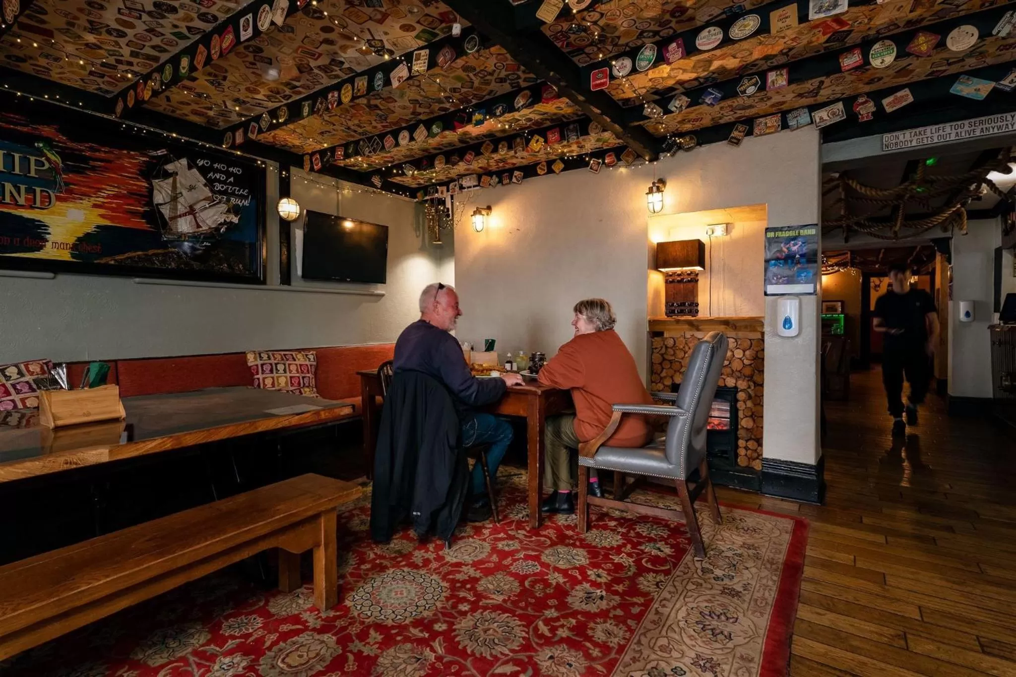 Lounge or bar in The Old Ship Aground