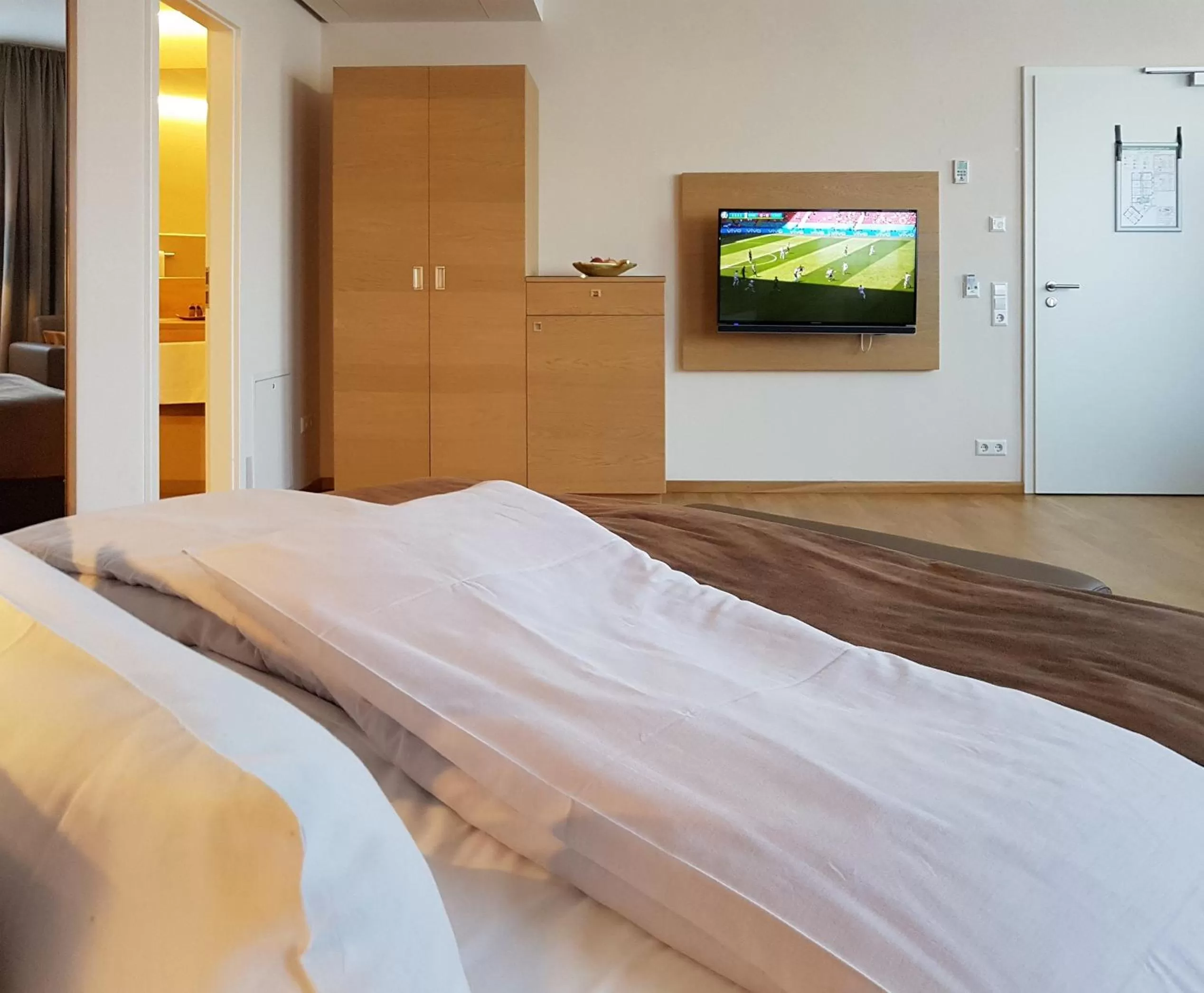 Bed in Restaurant & Hotel Einhorn