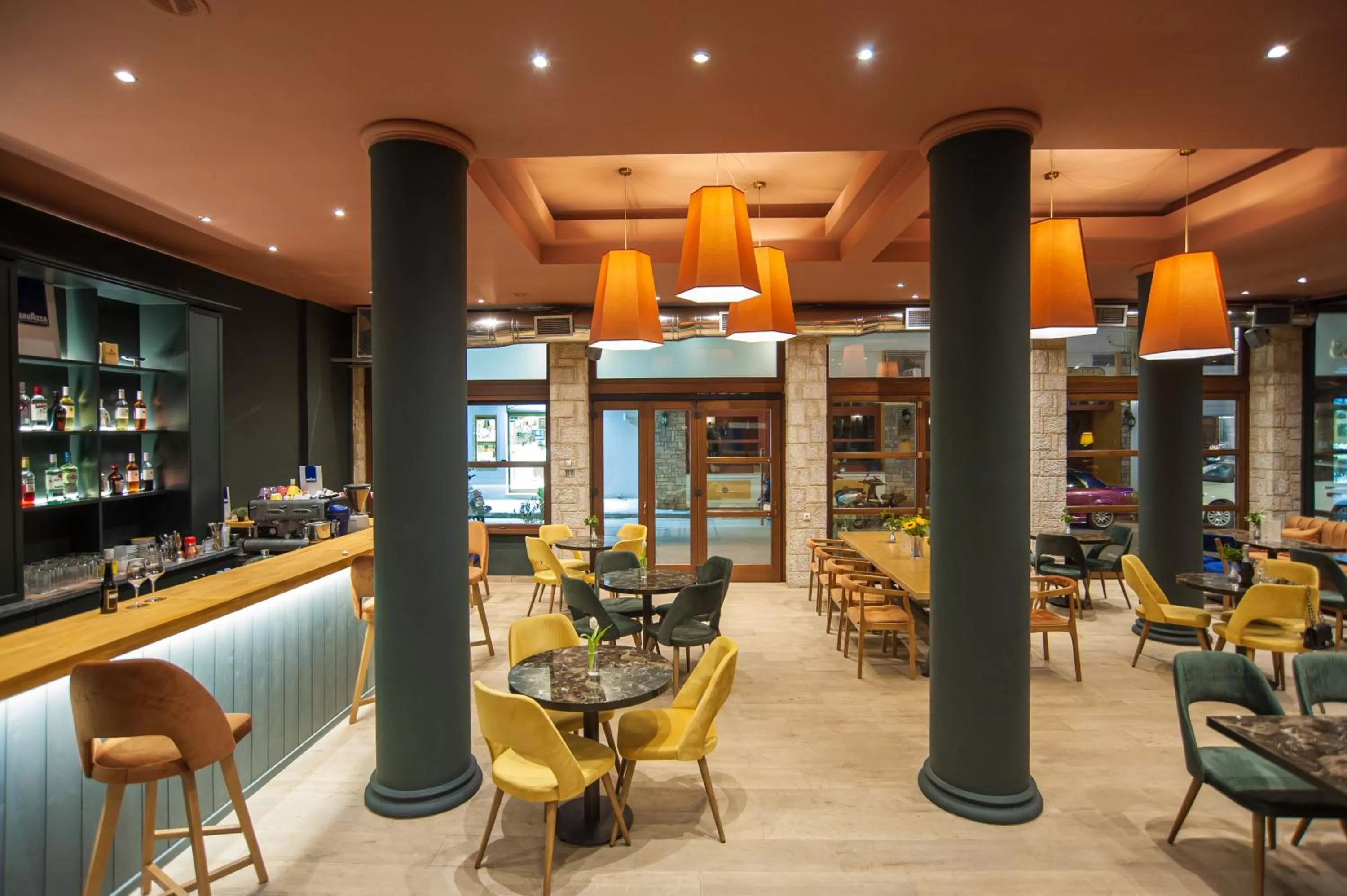 Lounge or bar in Parnassos Delphi Hotel