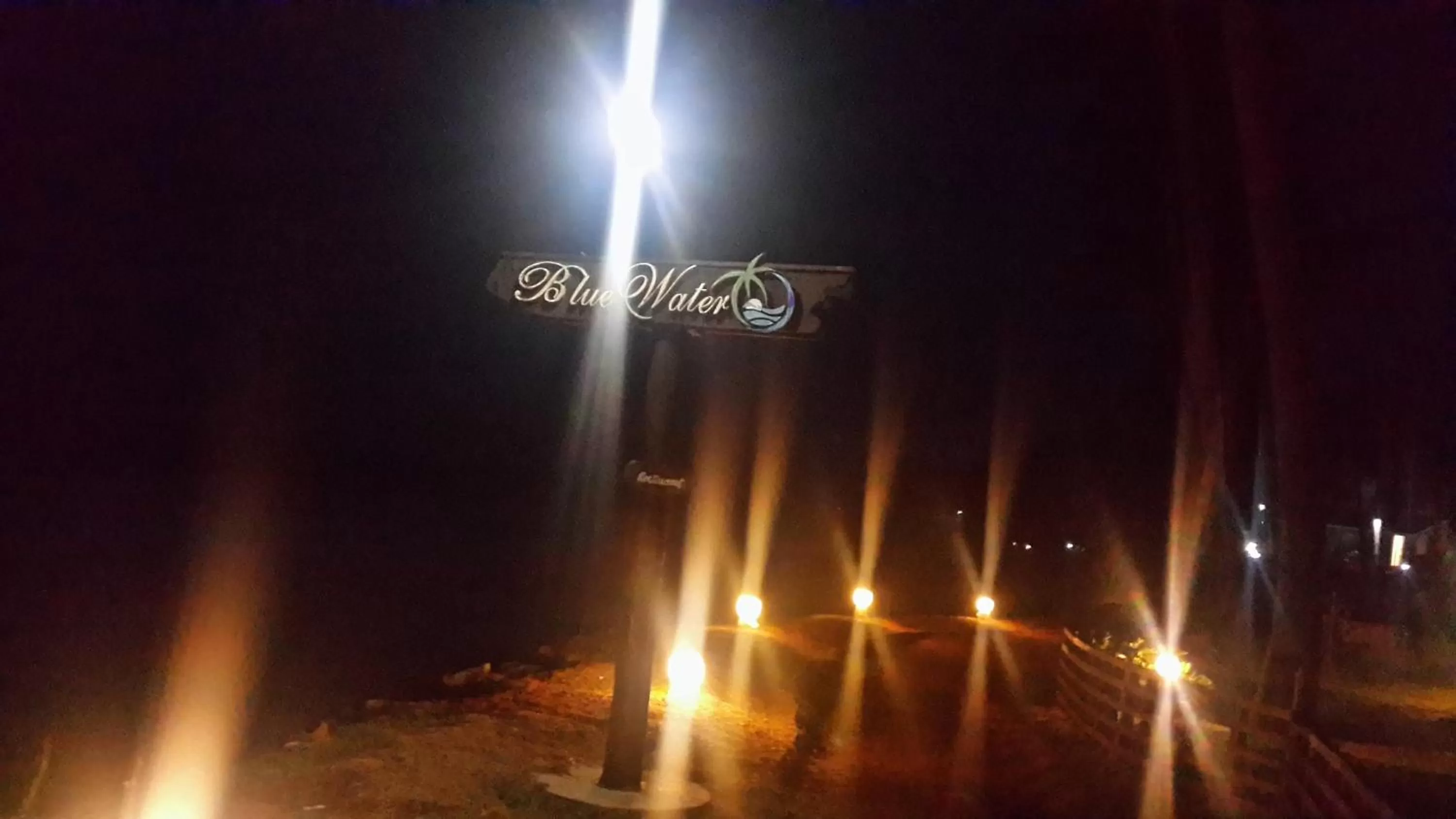 Night in Blue Water Beach Resort