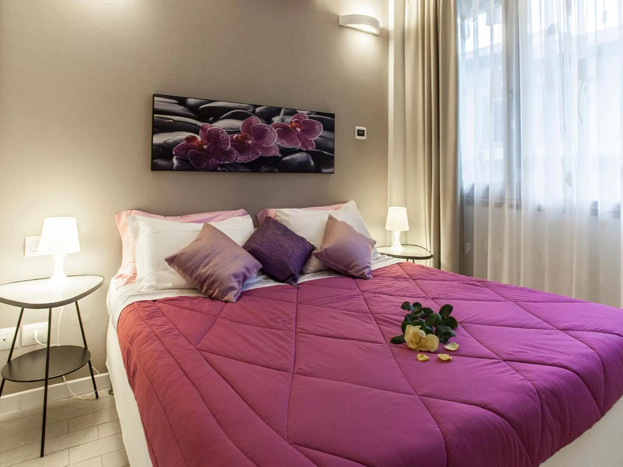 Photo of the whole room, Bed in La Farina Apartments