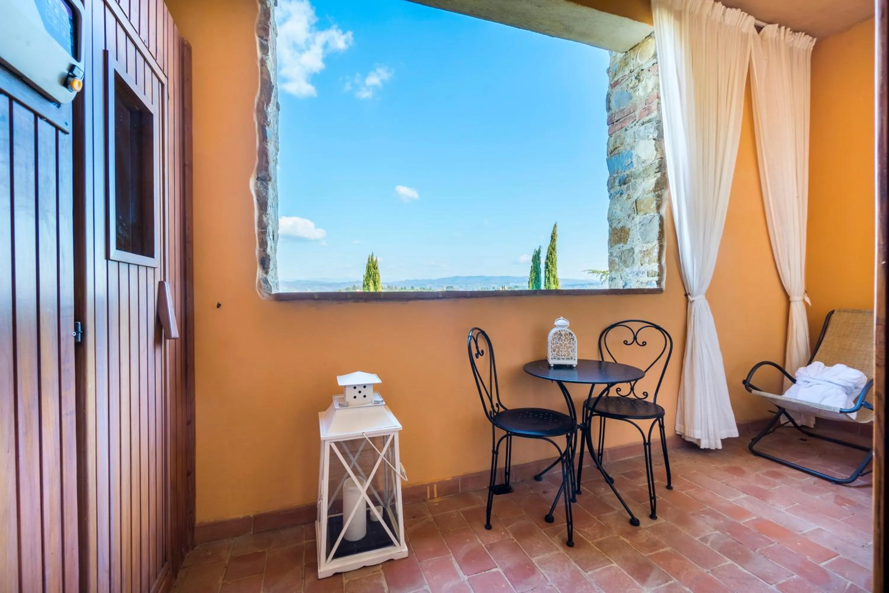 Balcony/Terrace in Hotel Borgo Di Cortefreda - Place of Charme