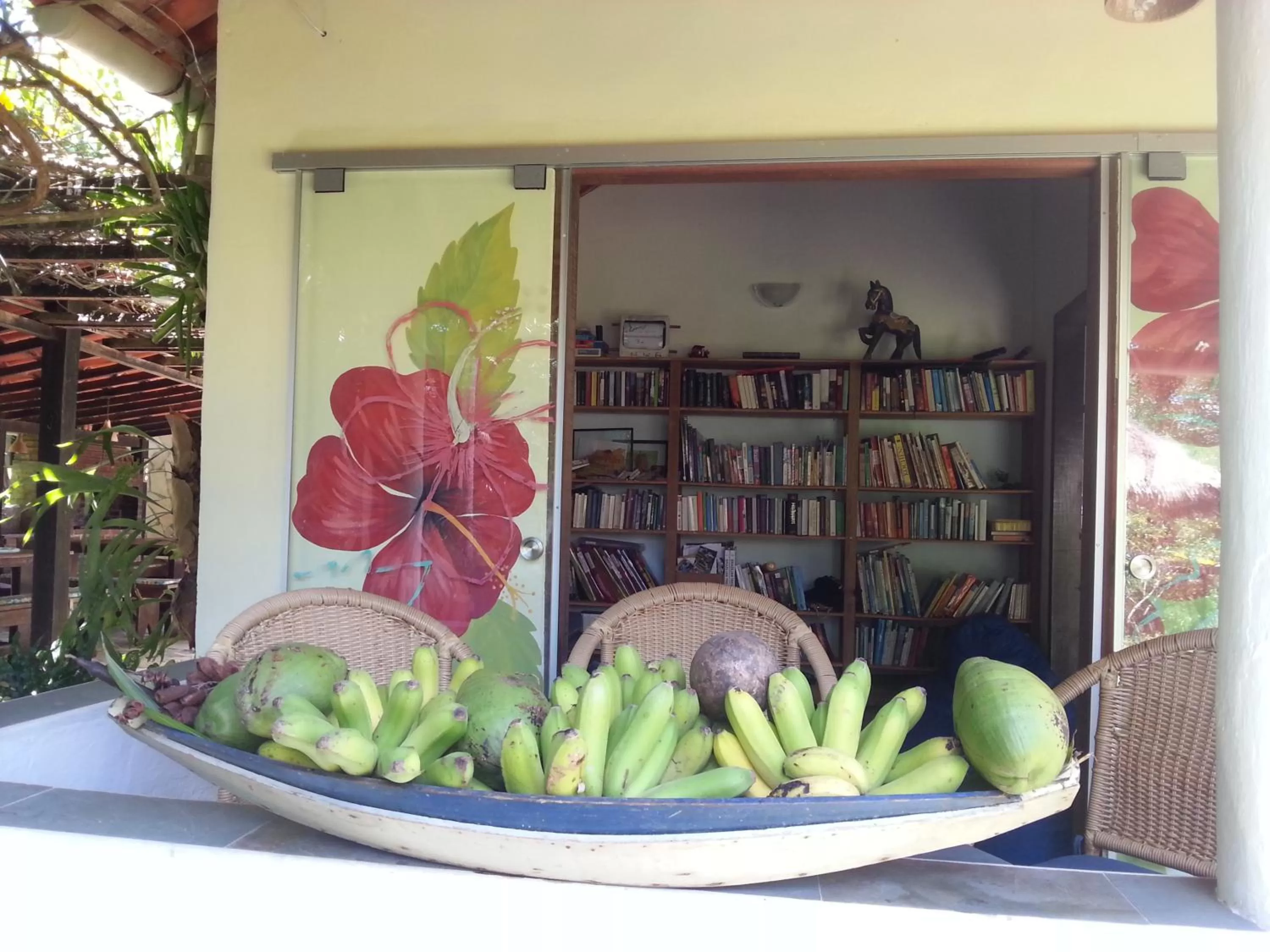 Communal lounge/ TV room in Hotel Eco Sítio Nosso Paraíso
