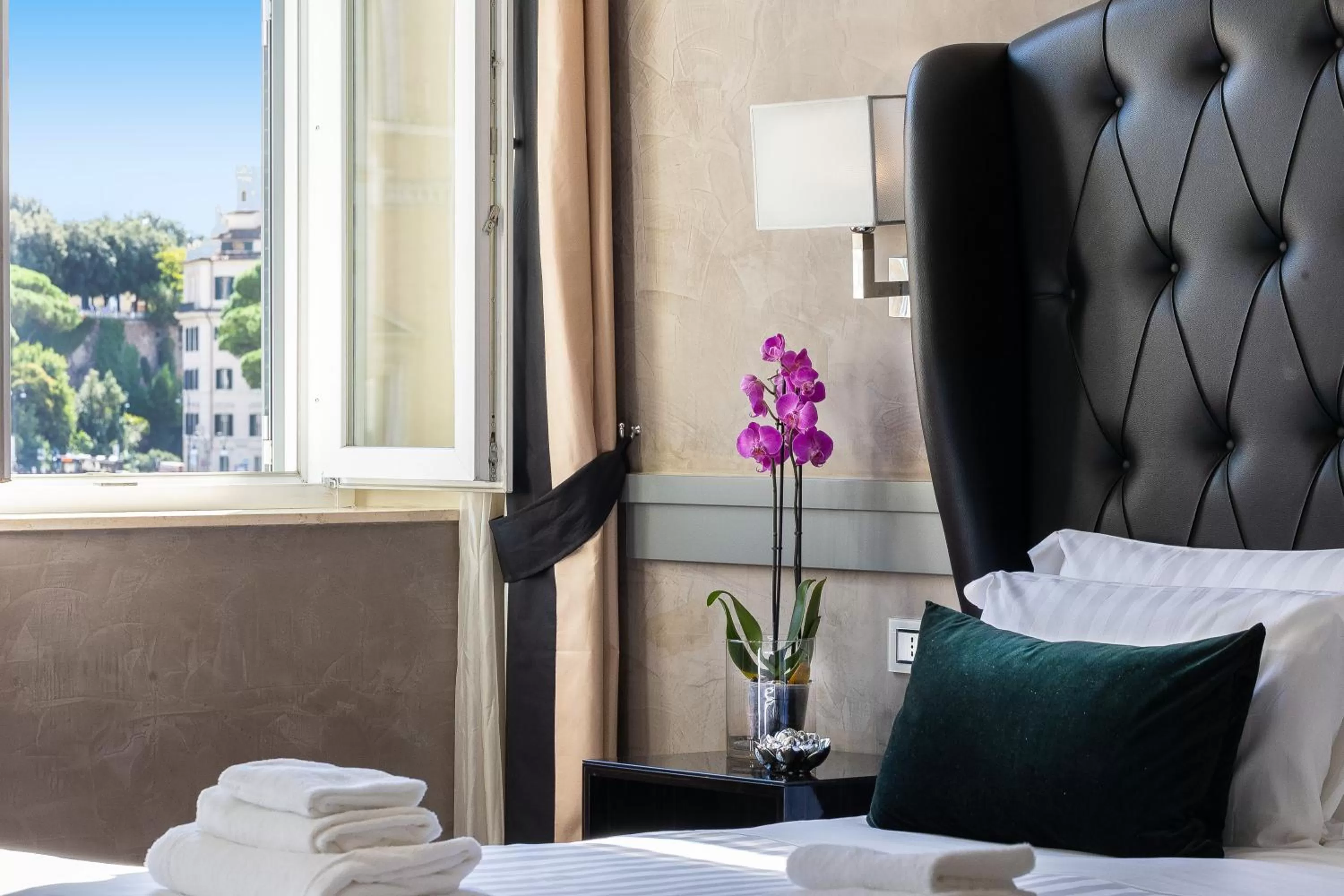 Bedroom, Bed in Hotel Castellino Roma