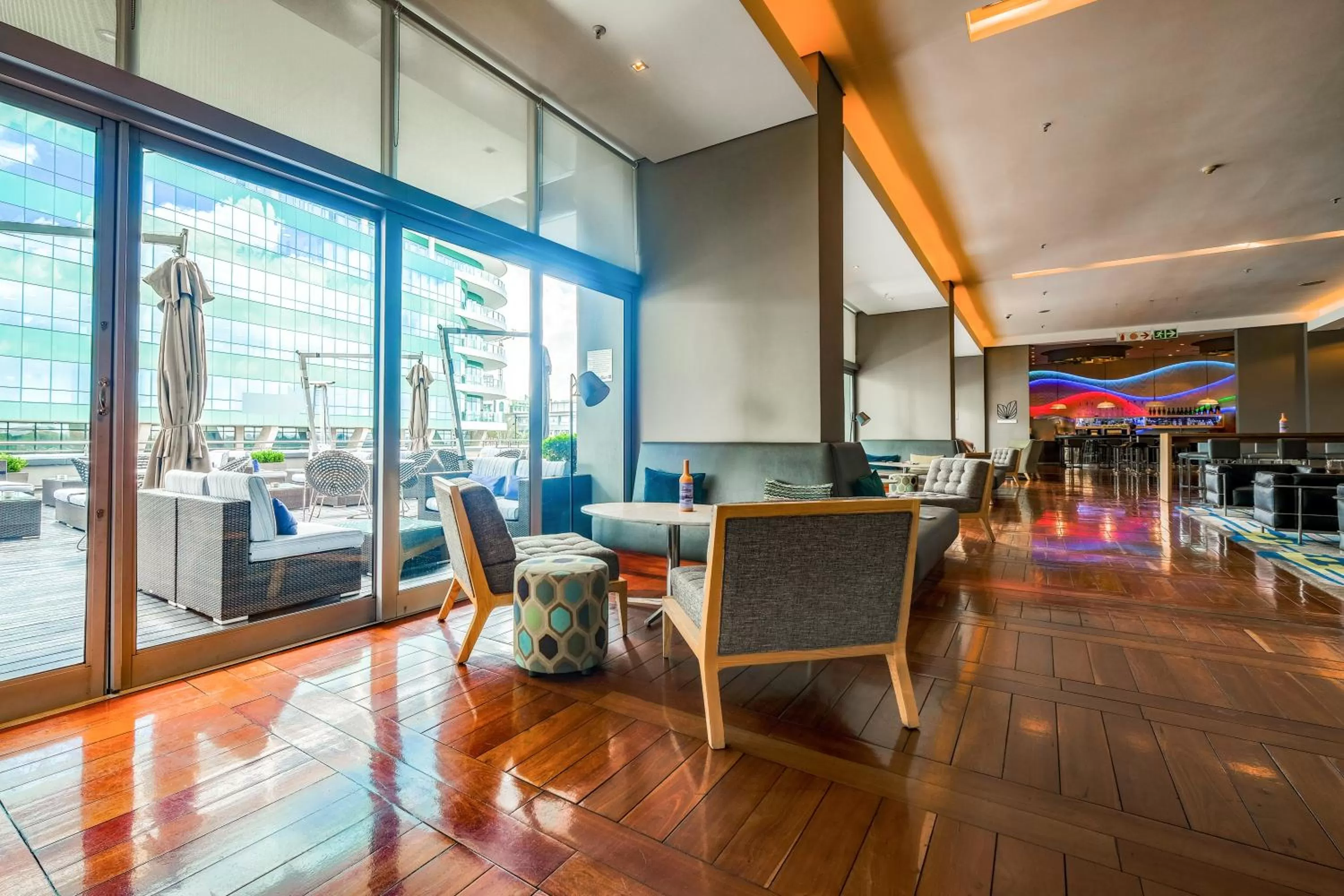 Lobby or reception in Radisson Blu Gautrain Hotel, Sandton Johannesburg