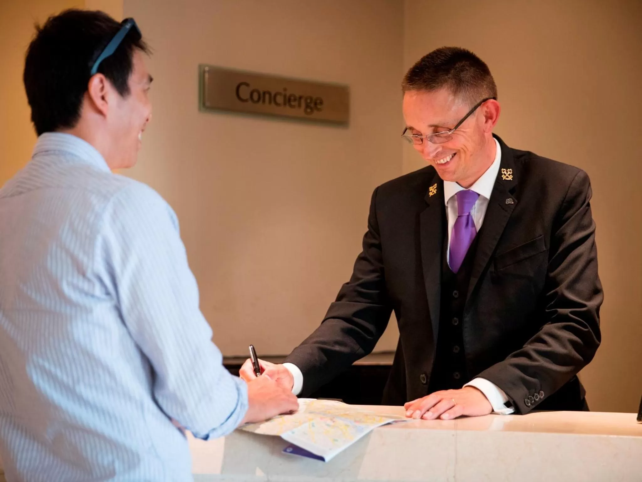 Staff in The Tower Hotel, by Thistle