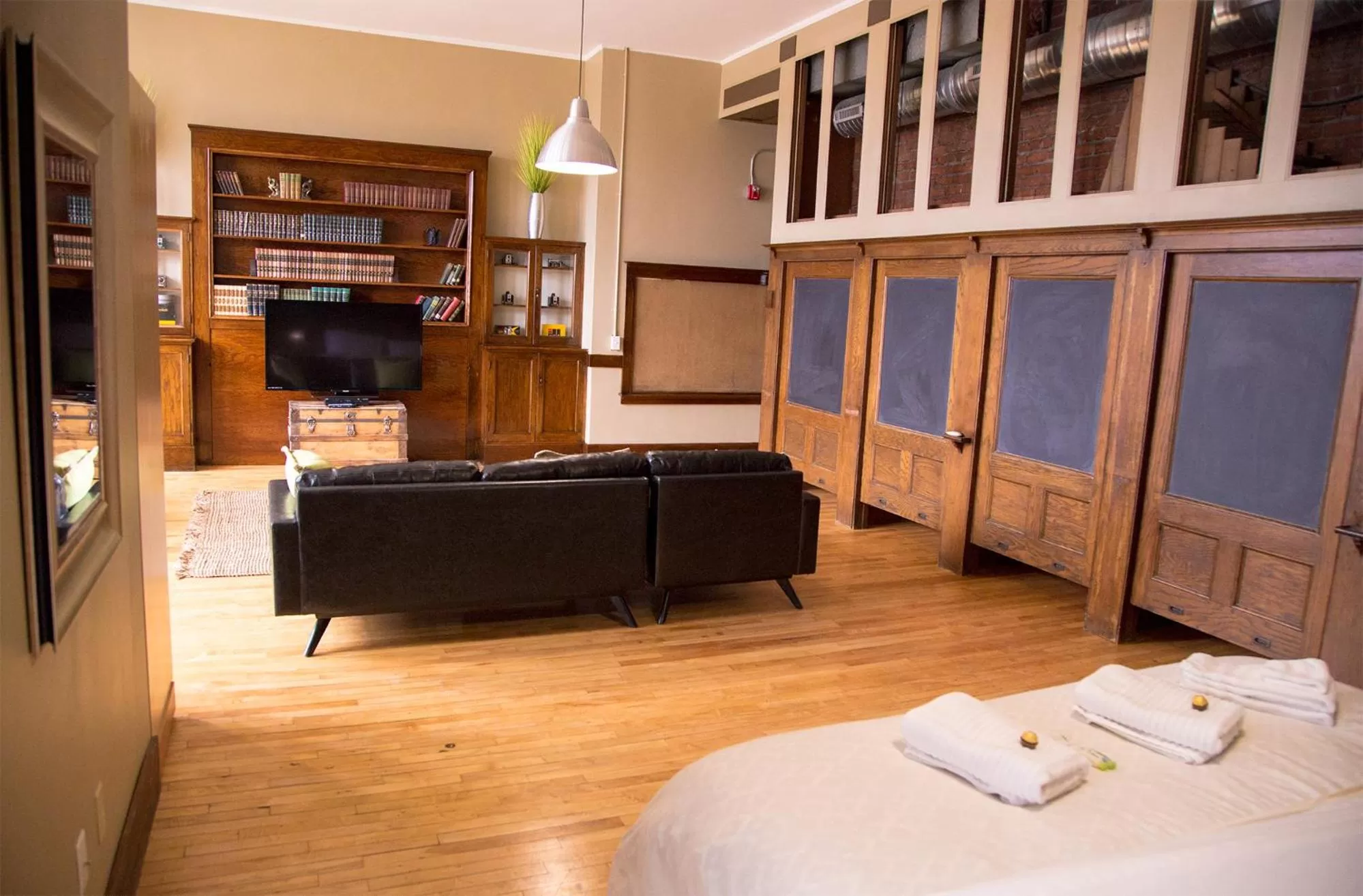 Bed in School 31 Lofts