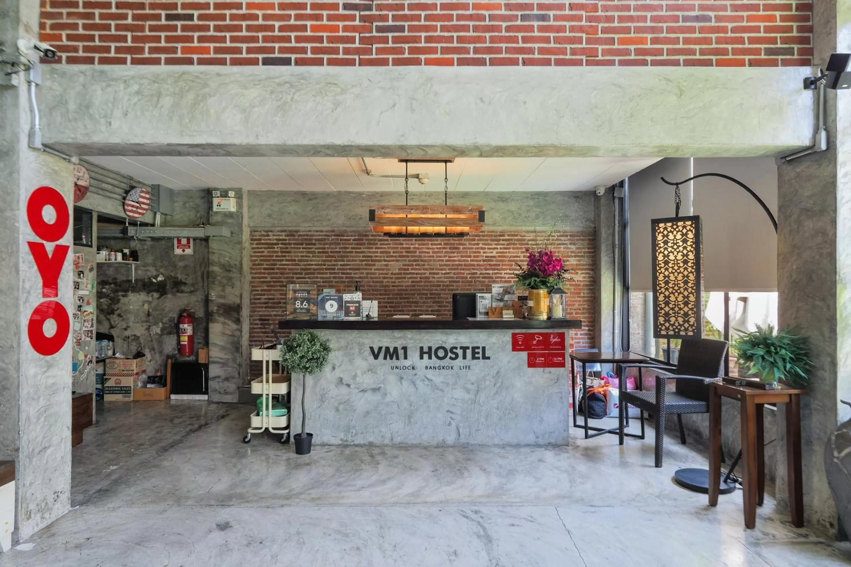Lobby or reception, Lounge/Bar in Super OYO 75332 Vm1 Hostel