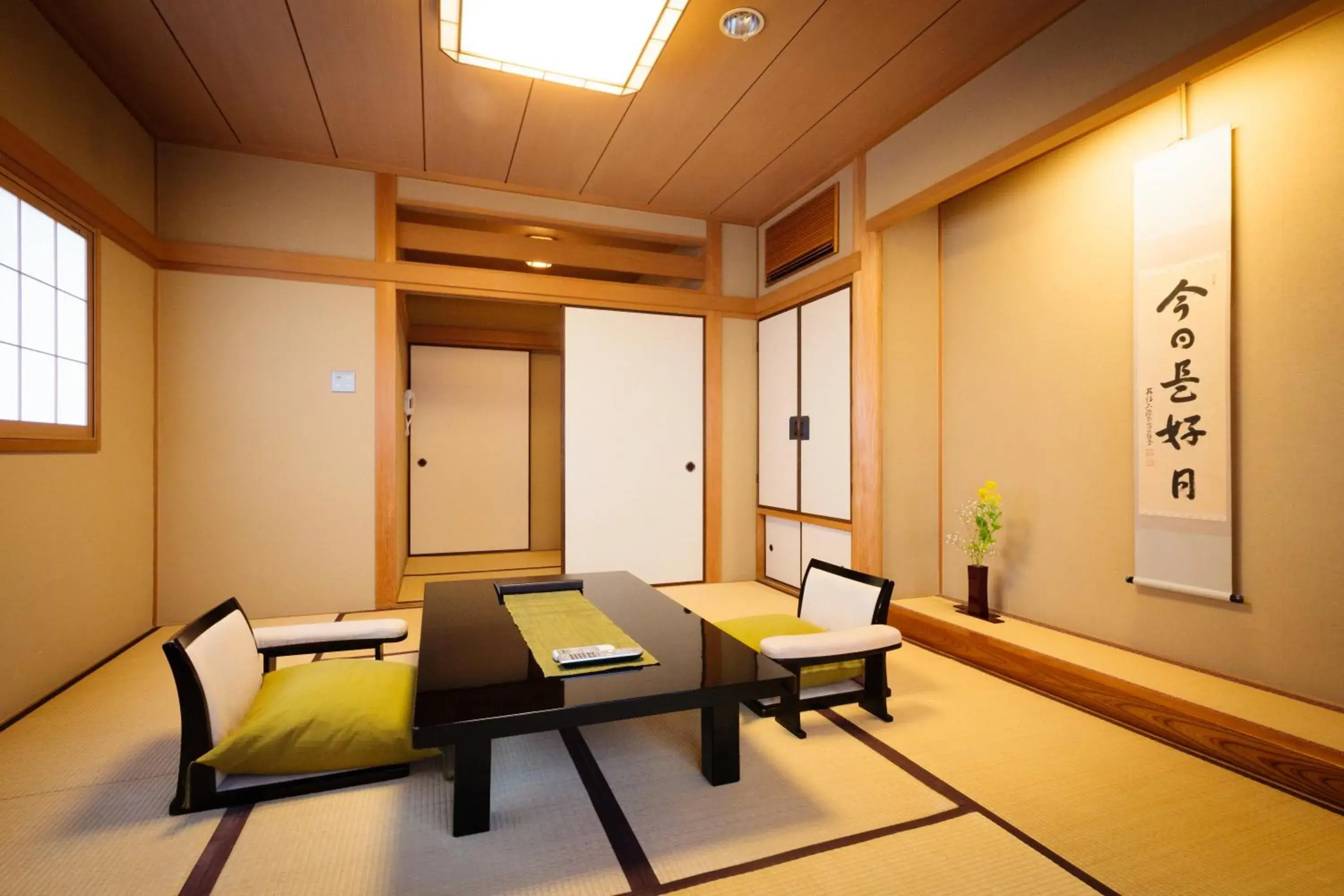 Japanese Style Room 8 Tatami Mats with Private Bathroom - single occupancy in Kyoto Ryokan The KINOE Japanese Style Room 8 Tatami Mats with Private Bathroom - single occupancy in Kyoto Ryokan The KINOE