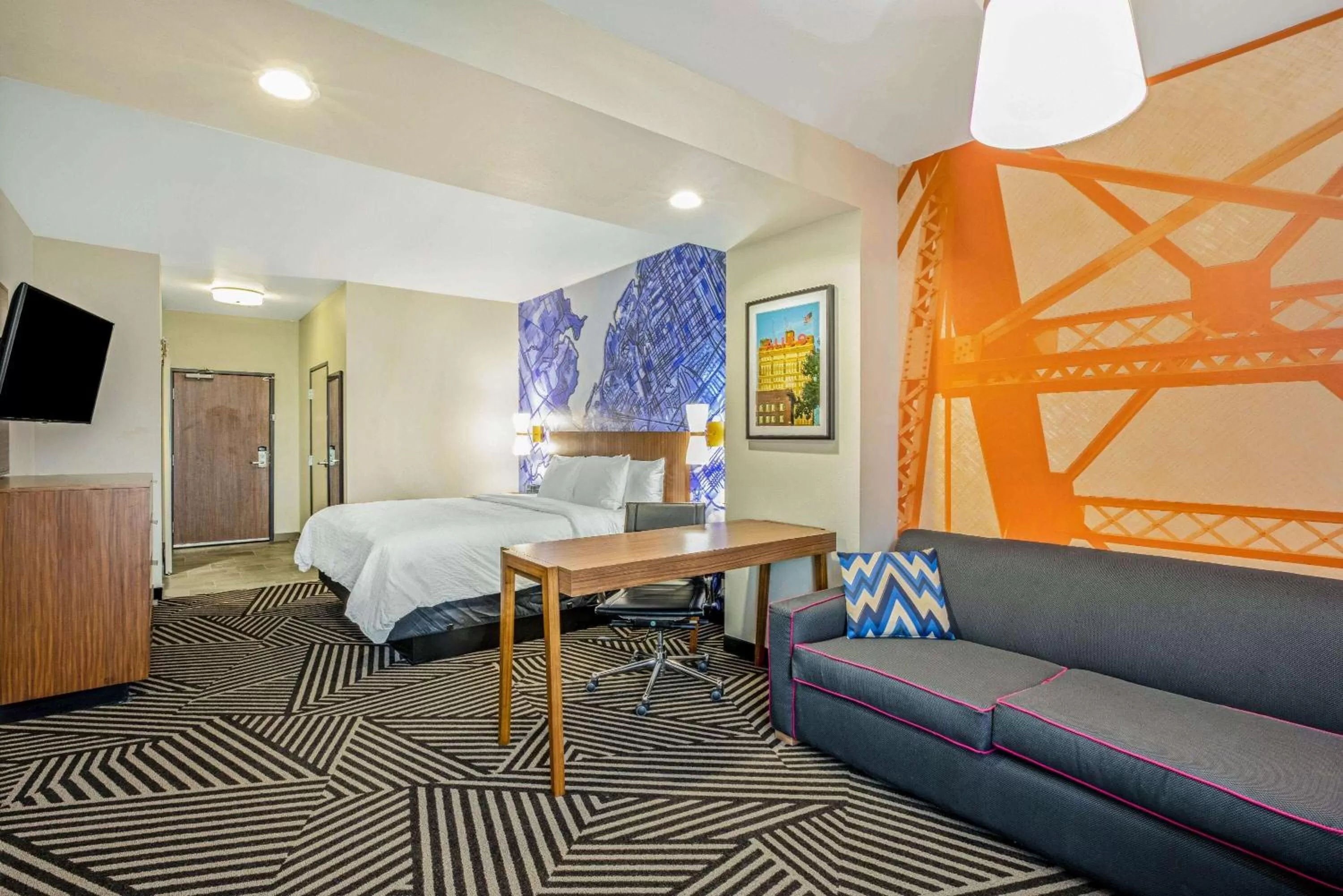 Photo of the whole room in La Quinta by Wyndham Waco Baylor Downtown