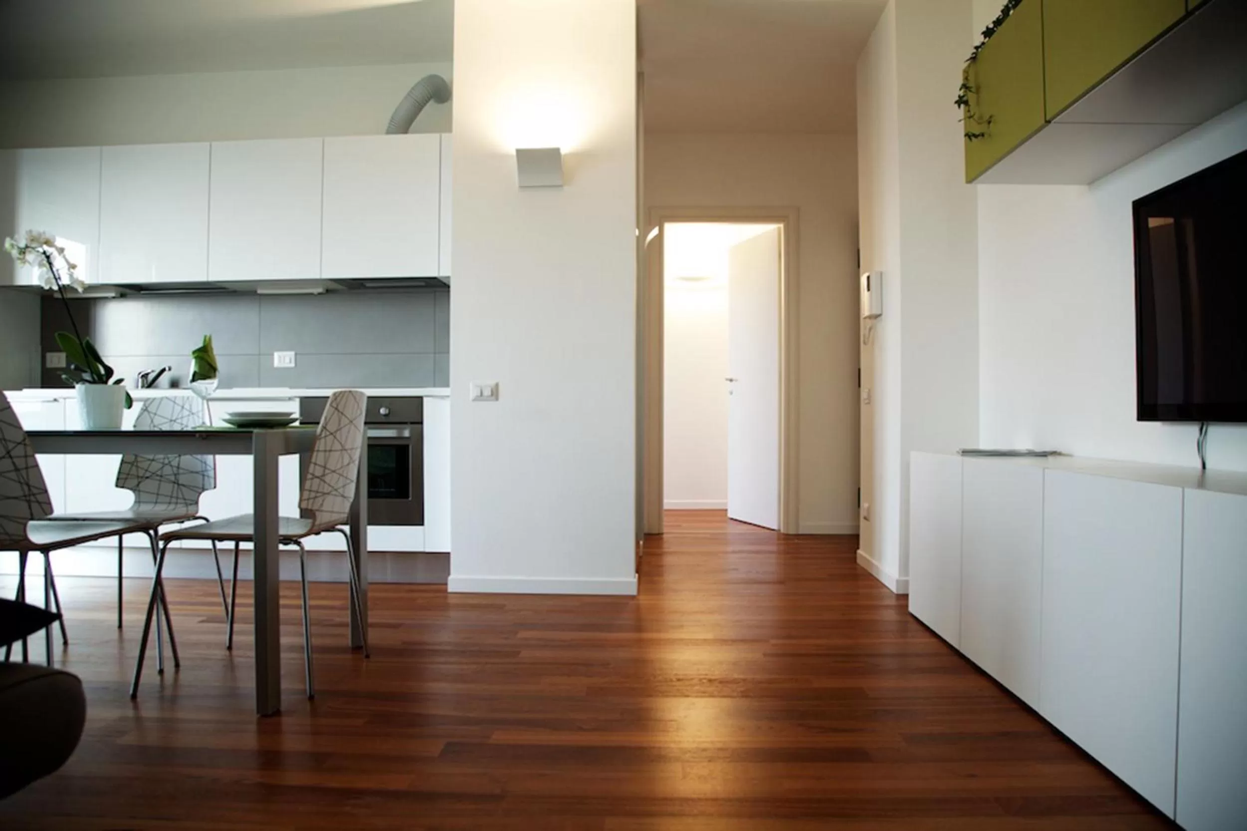 Kitchen or kitchenette in Aurum Aparthotels Bicocca