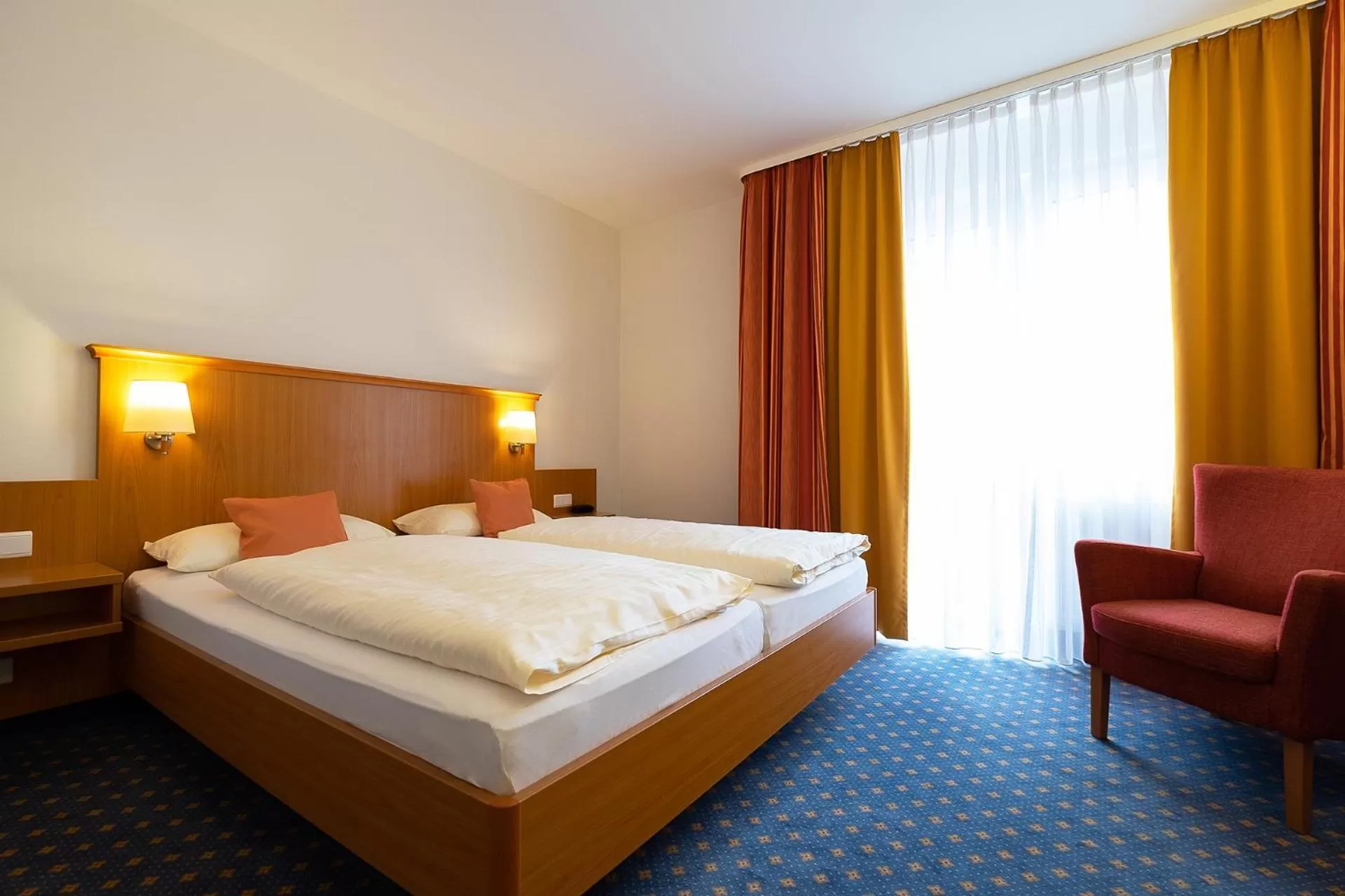 Photo of the whole room, Bed in Hotel Am Steinberg