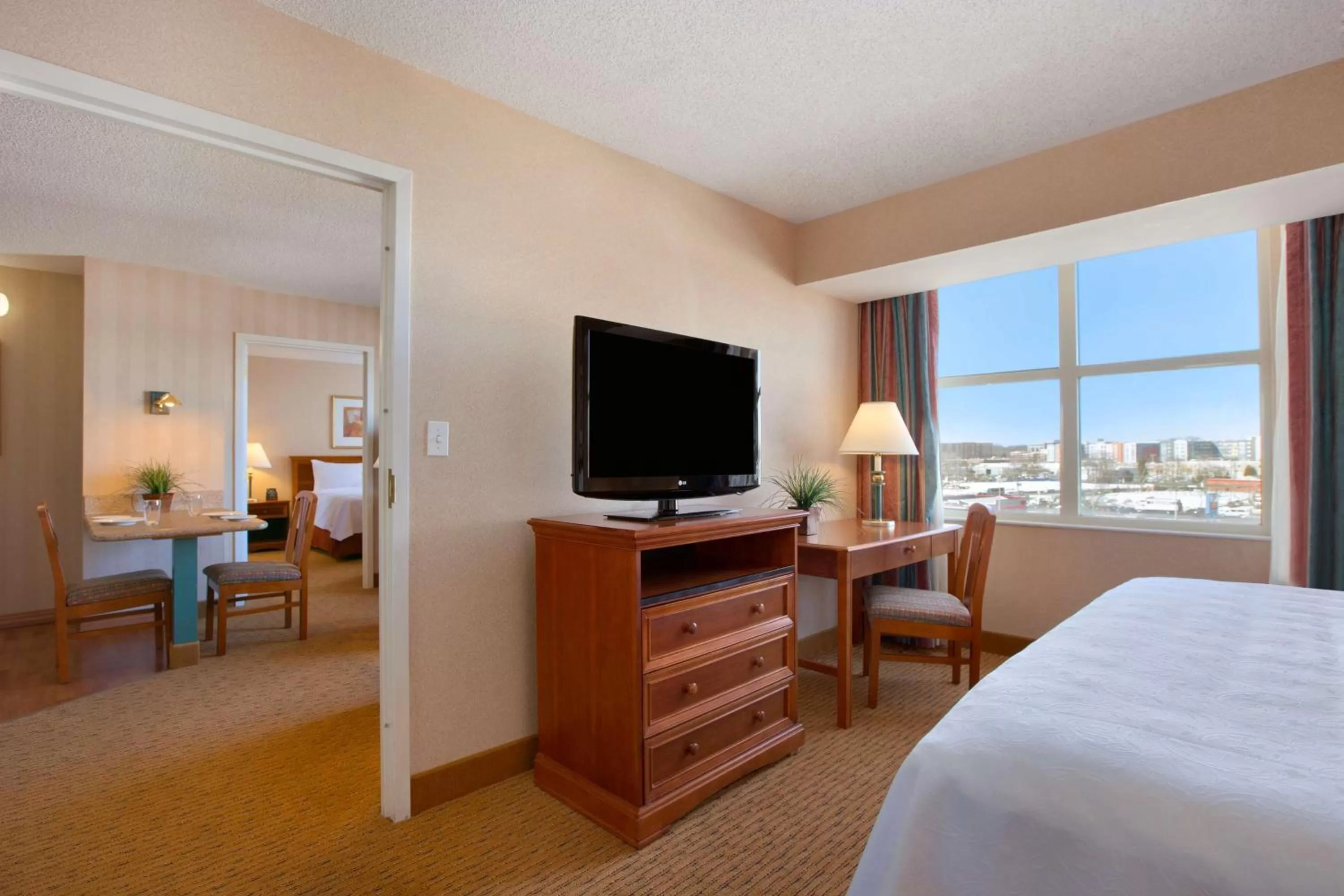 Bedroom, Bed in Homewood Suites by Hilton Falls Church